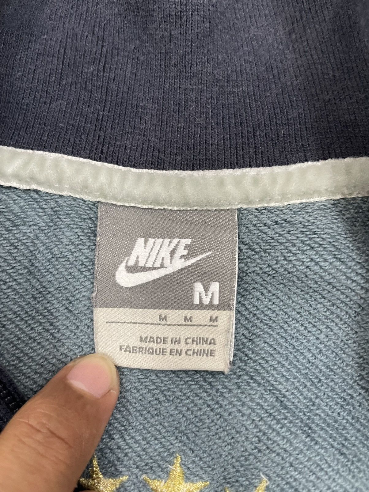 Nike Nike Embroidered Sweater Jacket Size M / US 6-8 / IT 42-44 - 7 Thumbnail