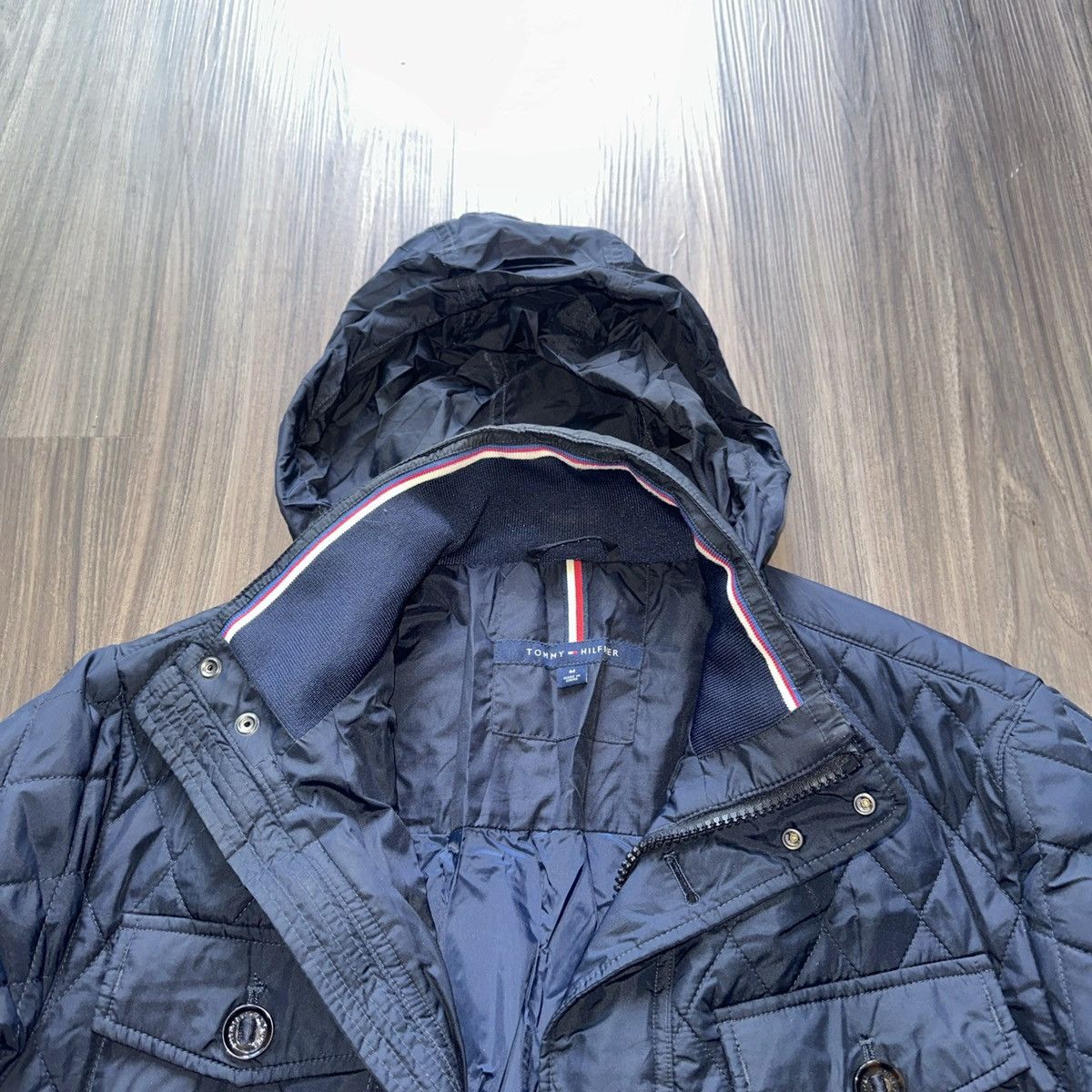 Tommy Hilfiger Tommy Hilfiger Navy Quilted Jacket/Coat -M $225 Multi-Pocket Size US M / EU 48-50 / 2 - 9 Thumbnail