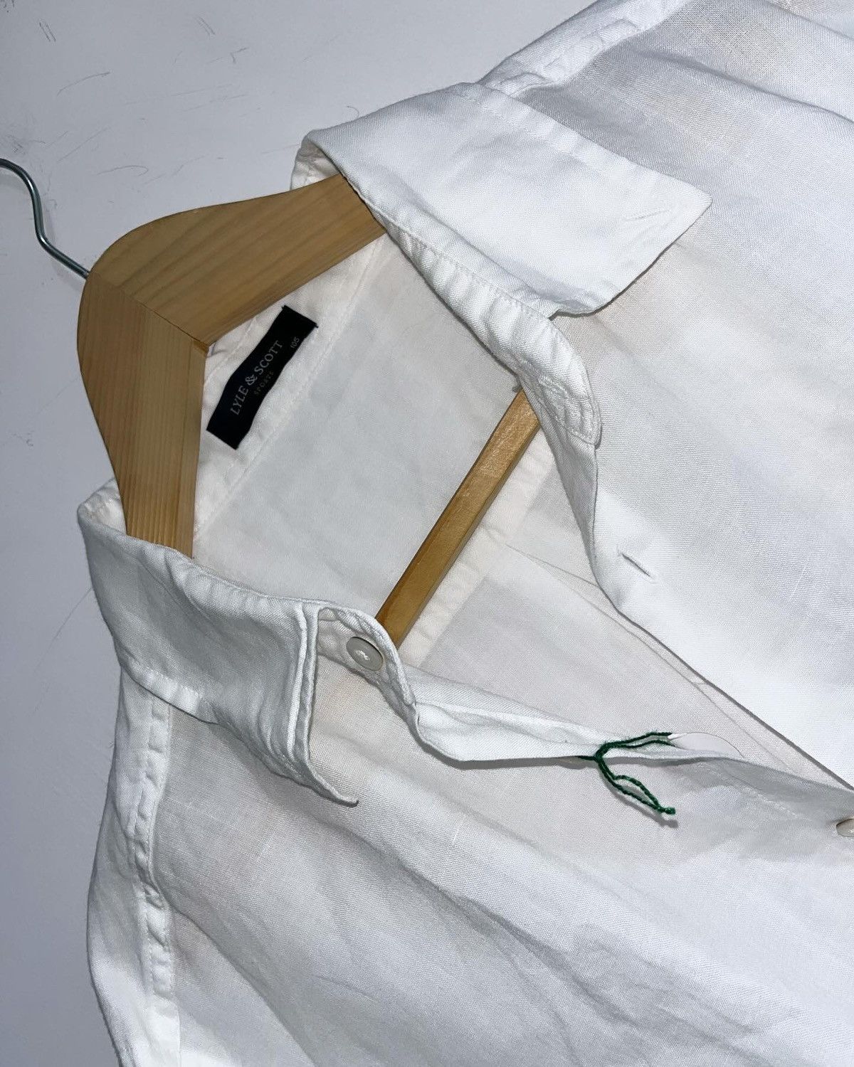 Lyle & Scott LINEN SHIRT Size US L / EU 52-54 / 3 - 1 Thumbnail