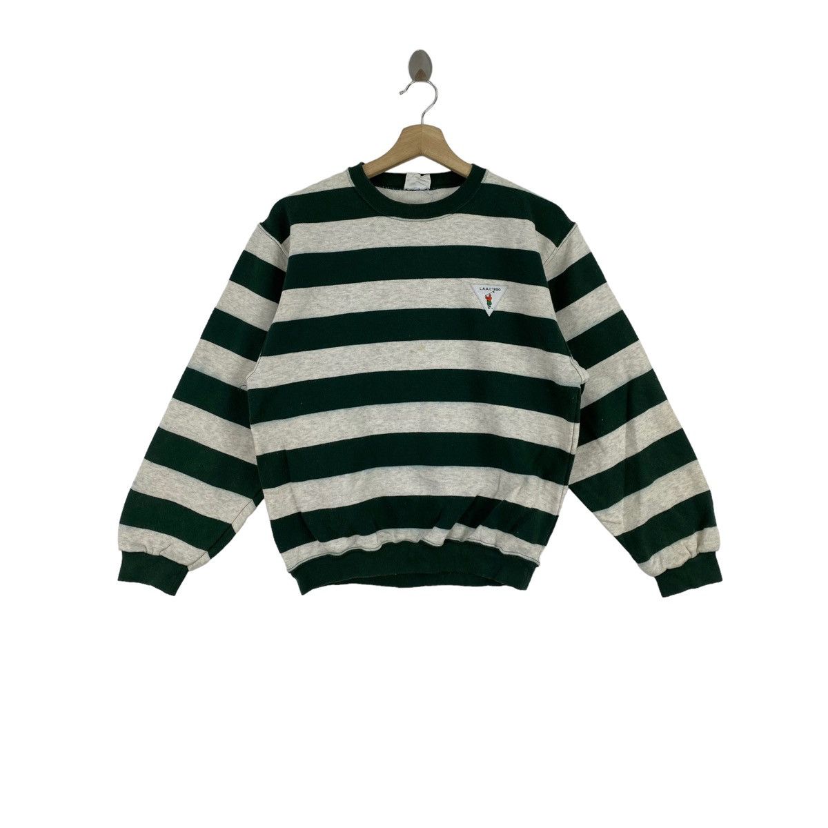 Other Vintage LAACO 1880 California USA Golf Stripes Sweatshirt Size US M / EU 48-50 / 2 - 1 Thumbnail