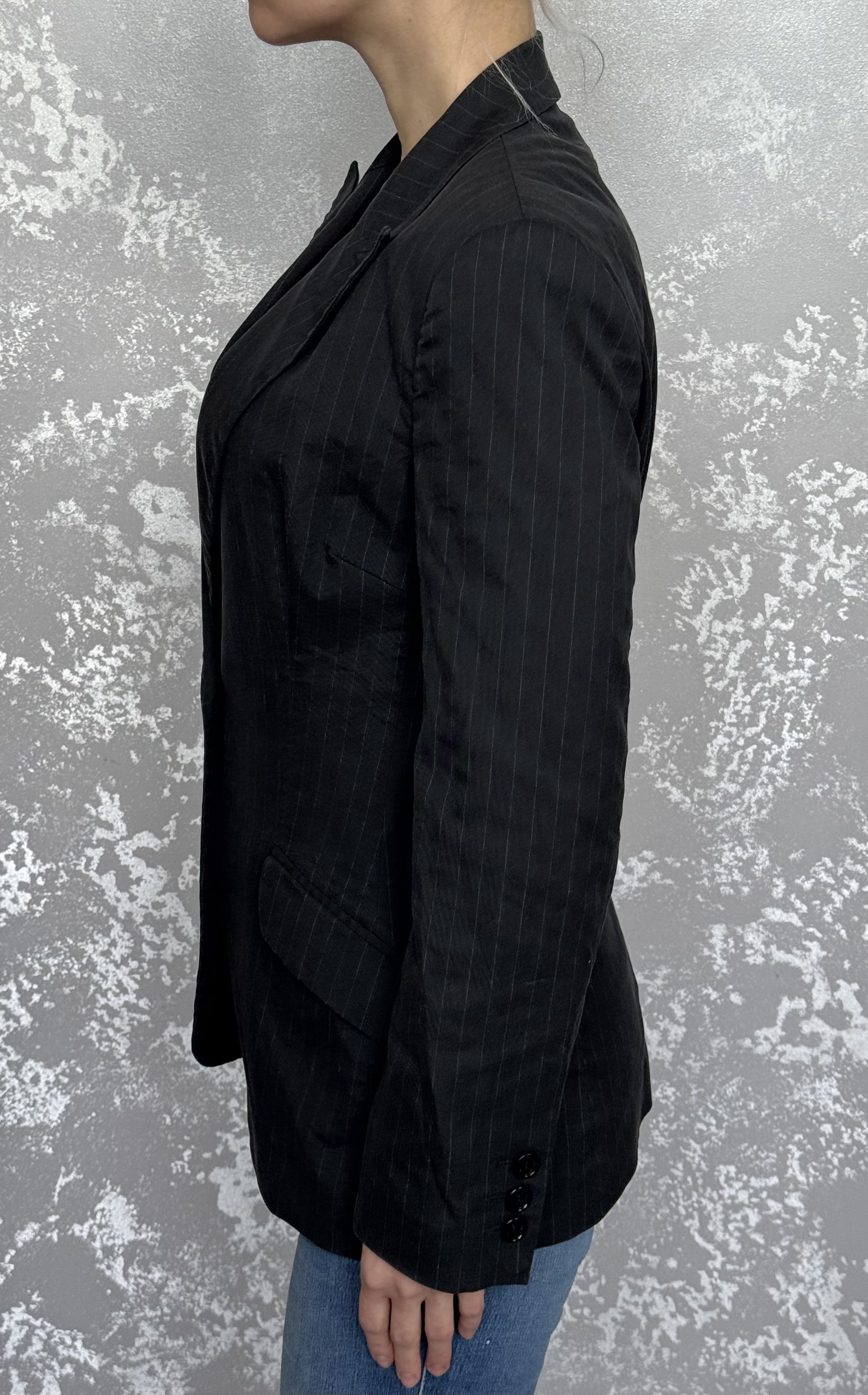 Dolce & Gabbana × Vintage Dolce & Gabbana Vintage 2B Stripe Tailored Jacket Size 40 Size S / US 4 / IT 40 - 4 Thumbnail