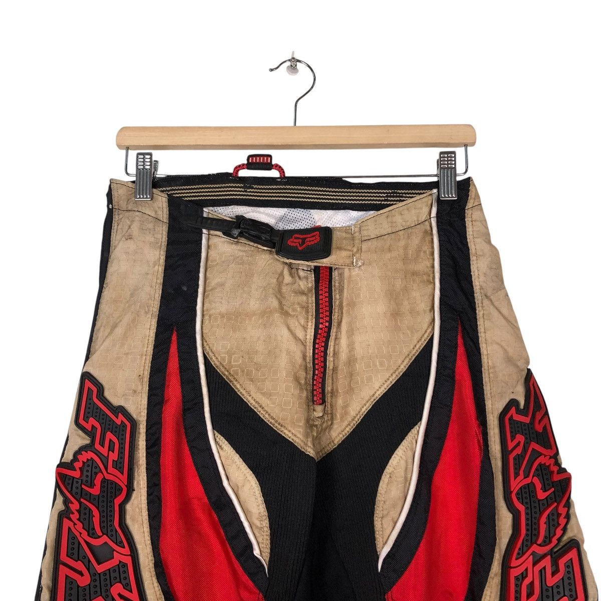 Japanese Brand 🔥VINTAGE MOTORCROSS RACING PANTS FOX OVER PRINT Size US 28 / EU 44 - 5 Thumbnail