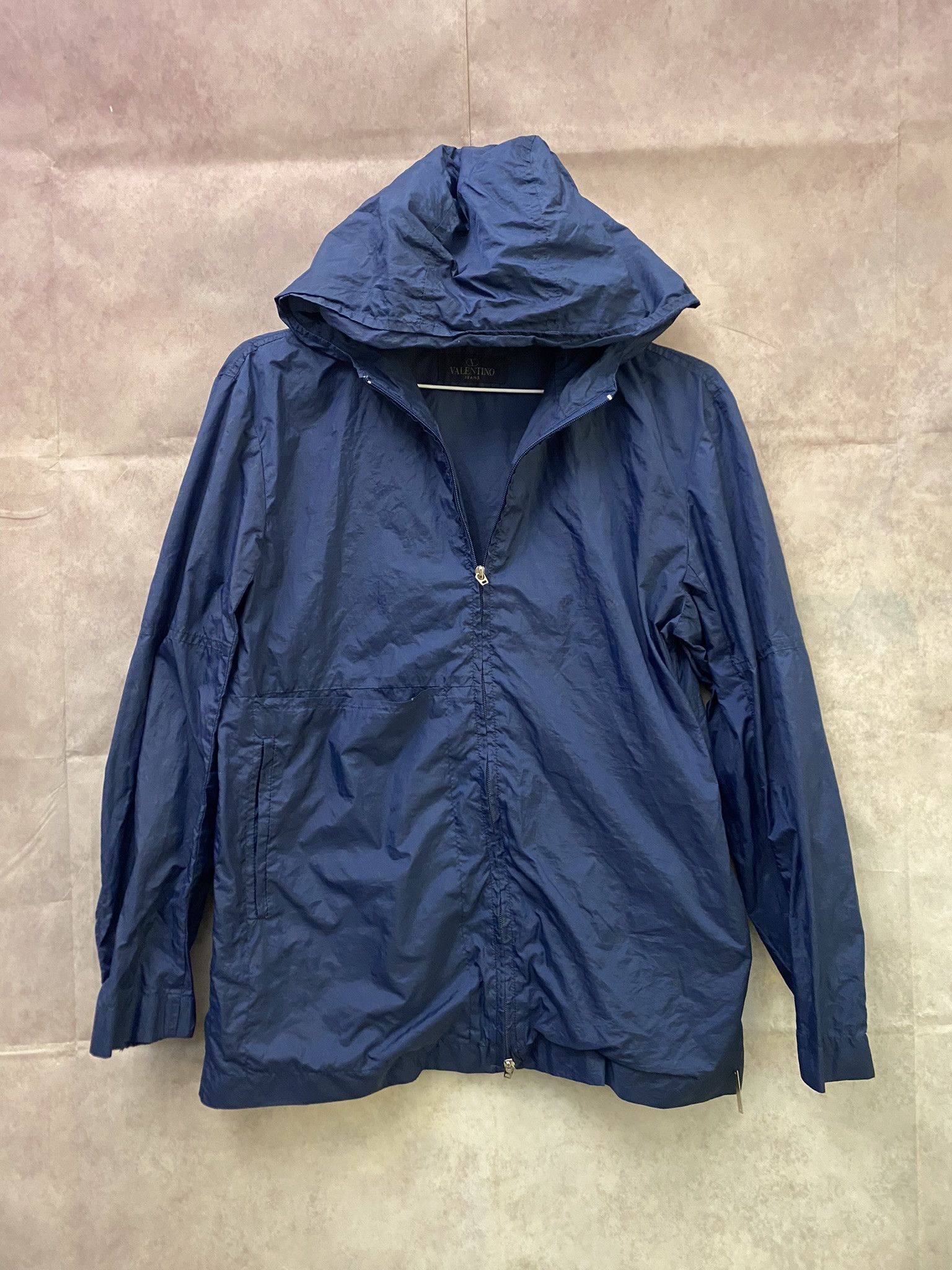 Designer × Valentino Valentino Jacket Monogram Blue Size US XS / EU 42 / 0 - 1 Thumbnail