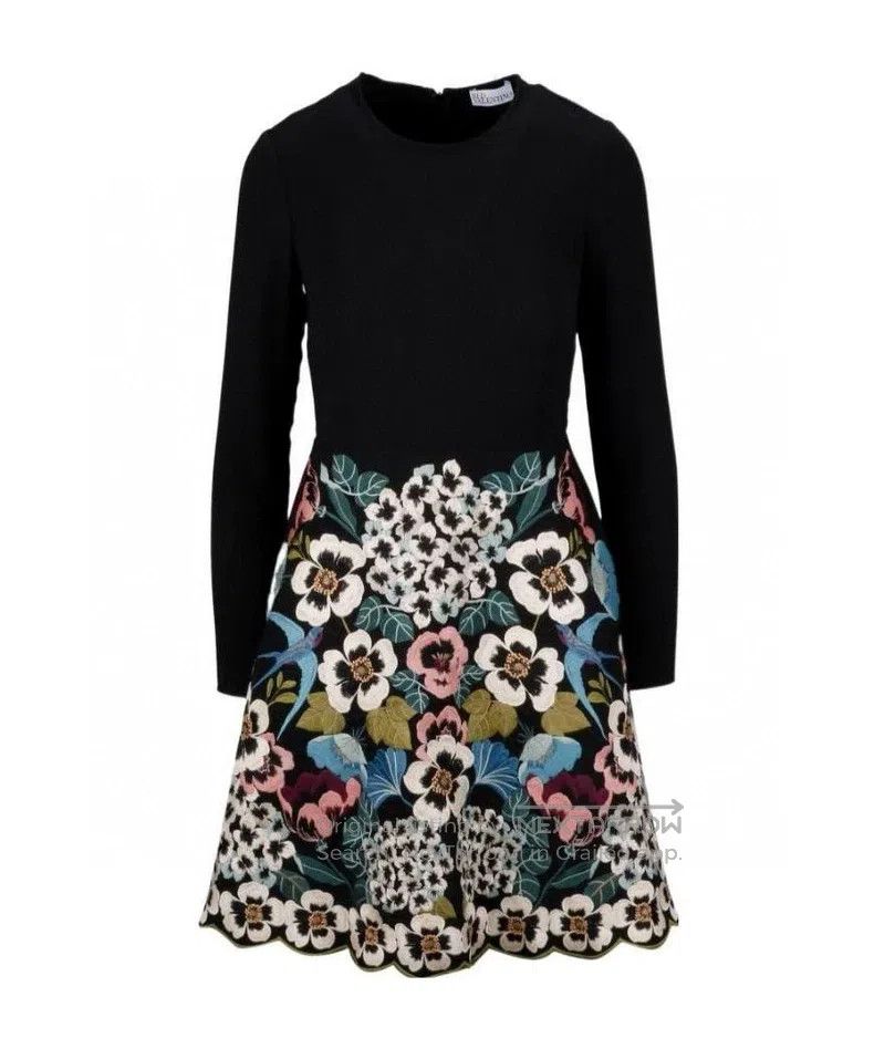 Valentino Valentino Handmade floral dress Size S / US 4 / IT 40 - 1 Thumbnail