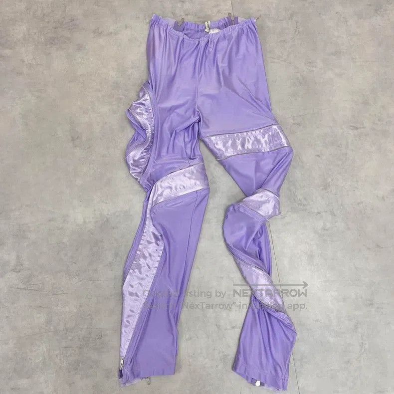 Comme des Garcons Comme Des Garcons size M Purple vintage zipper design legg Size 23" - 1 Thumbnail