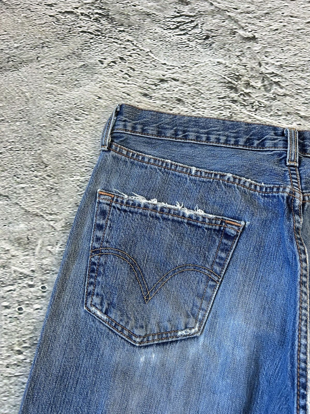 Levi's × Vintage Levi’s 501 vintage blue jeans denim pants Size US 34 / EU 50 - 3 Thumbnail