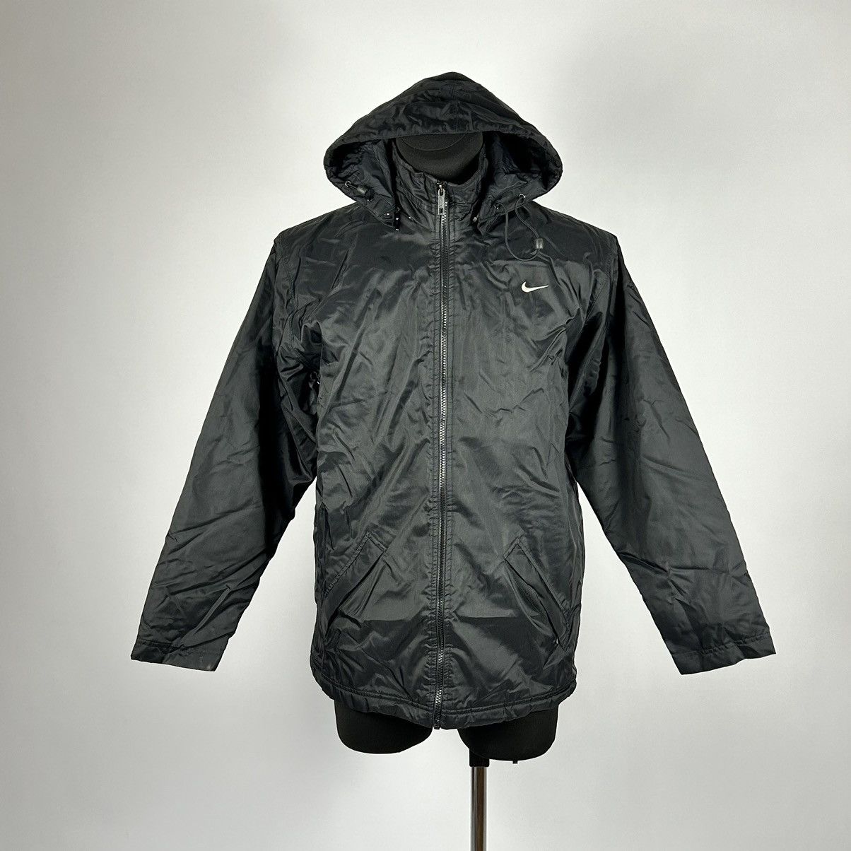 Nike × Vintage Nike insulated Coat big logo spellout swoosh embriordery Size US S / EU 44-46 / 1 - 2 Thumbnail