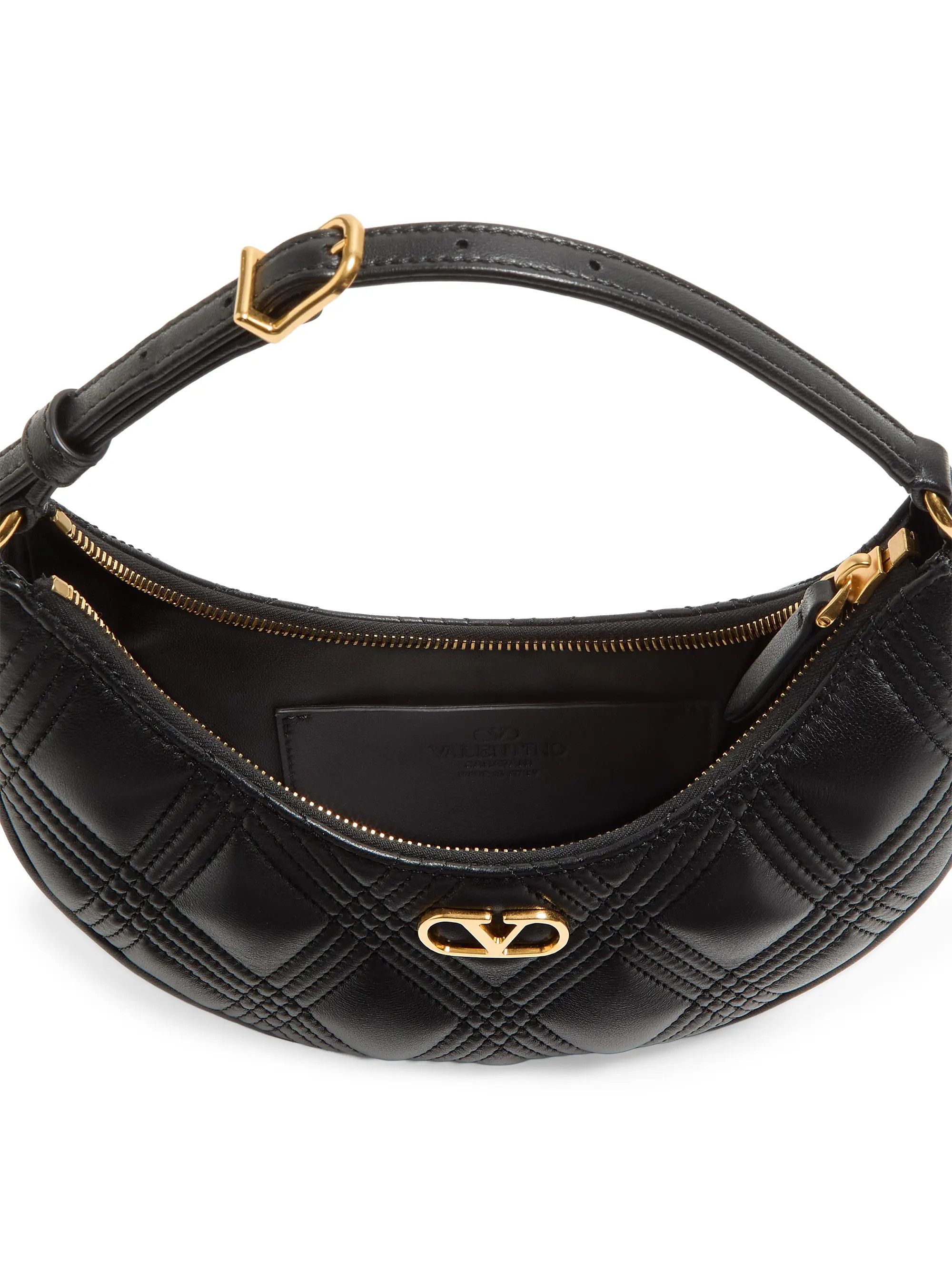 Valentino os11x0126 Size: OS / Quiltie Mini Shoulder Bag in Black Size ONE SIZE - 6 Thumbnail