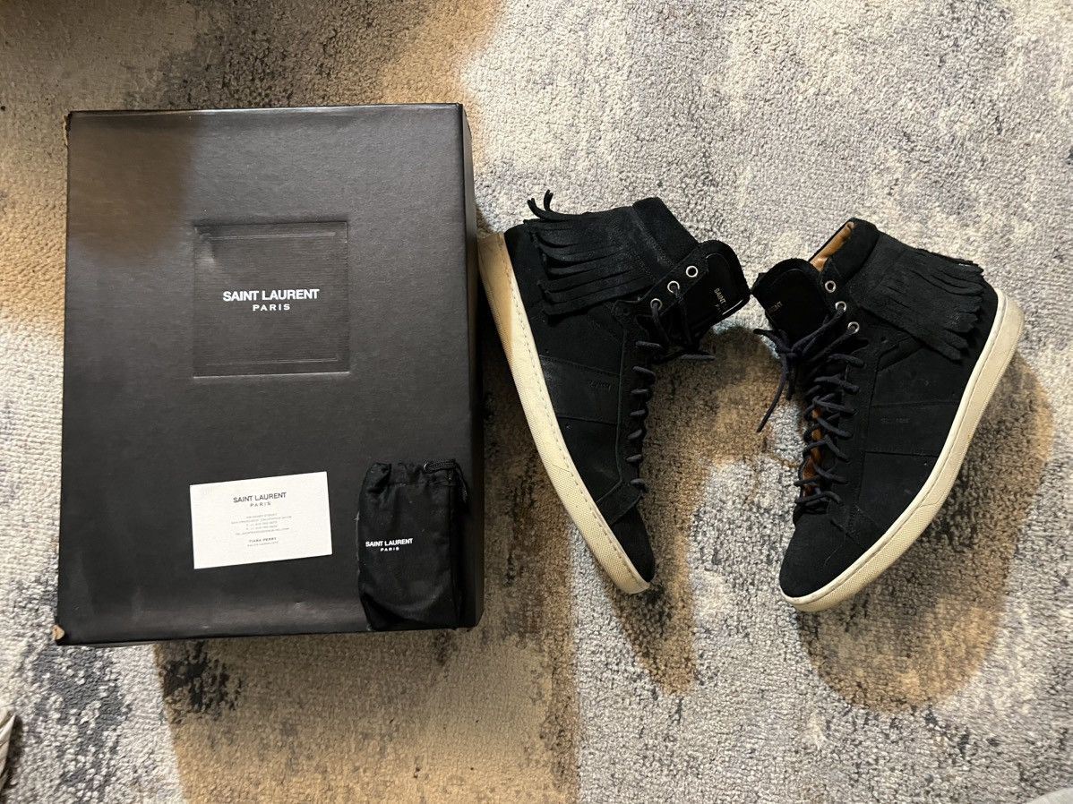 Hedi Slimane Hedi Slimane Saint Laurent Fringe Sneaker Size US 11 / EU 44 - 5 Thumbnail