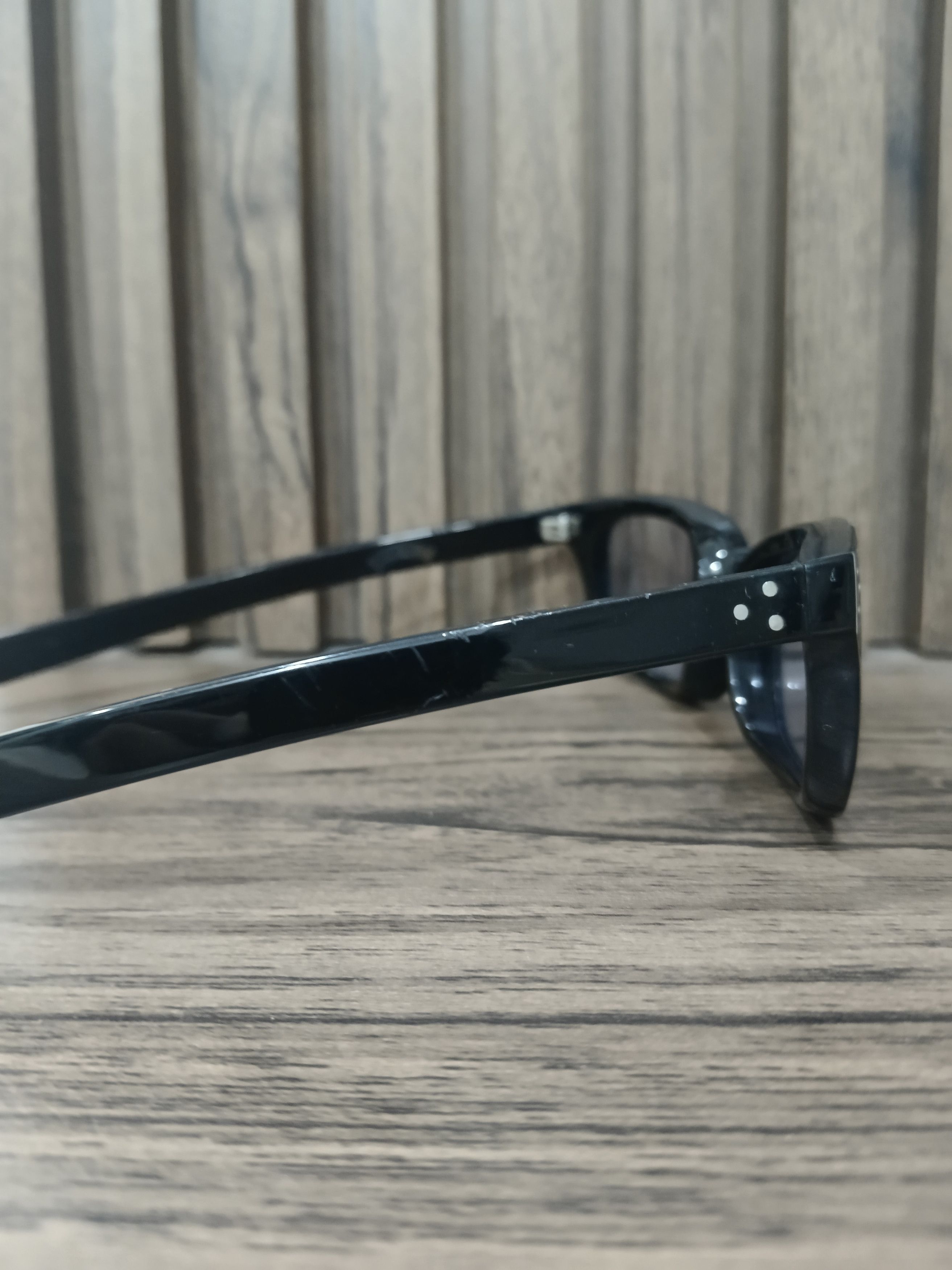 Japanese Brand UNCROWD UC-007 Bluebird Biker Shades - Black Acetate Size ONE SIZE - 5 Thumbnail