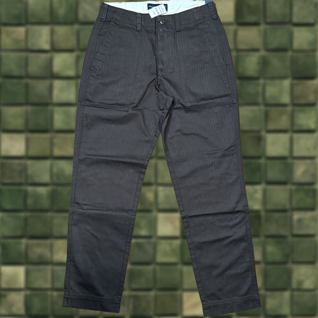 Abercrombie & Fitch Loose Fit Chino Pants Brown 30x32 Mens NWT Casual Flat Front