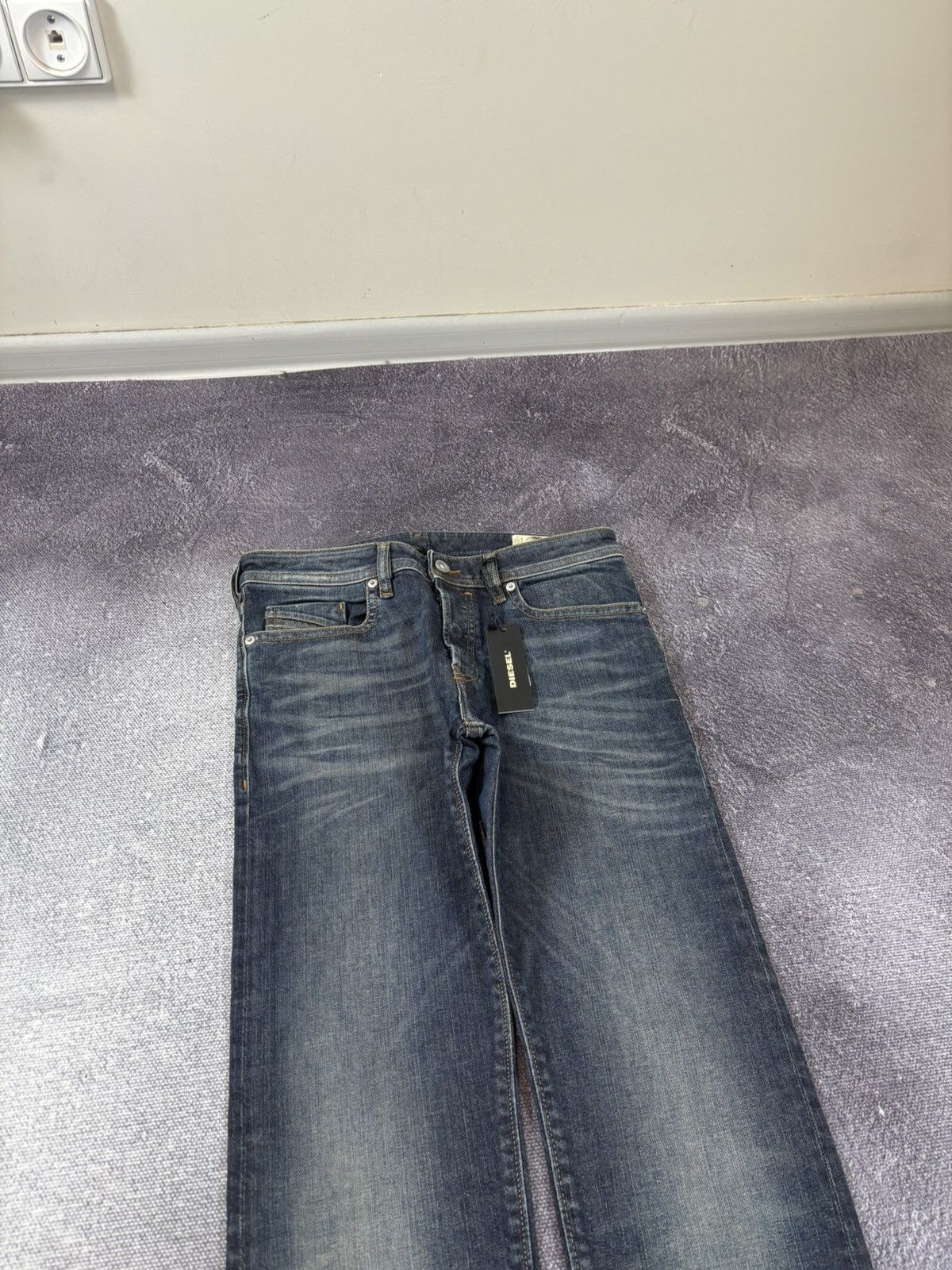 Diesel Diesel Buster Regular Slim Tapered NWT Stretch Denim Jeans Size US 28 / EU 44 - 4 Thumbnail