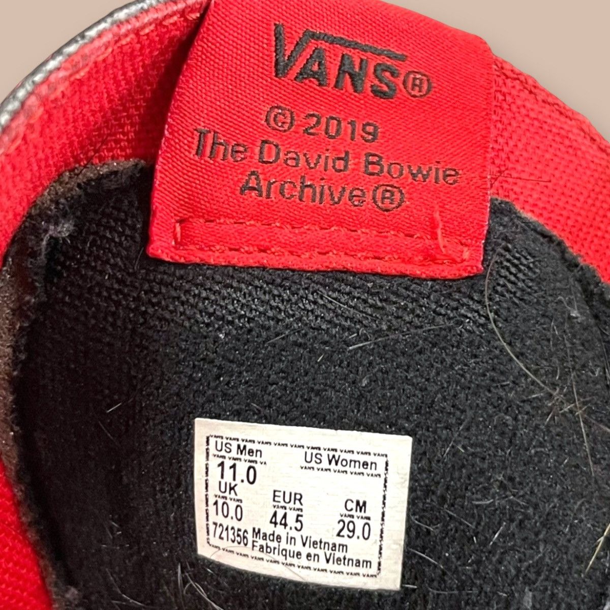 Vans VANS X DAVID BOWIE UA SK8-HI PLATFORM 2.0 Size US 11 / EU 44 - 23 Thumbnail