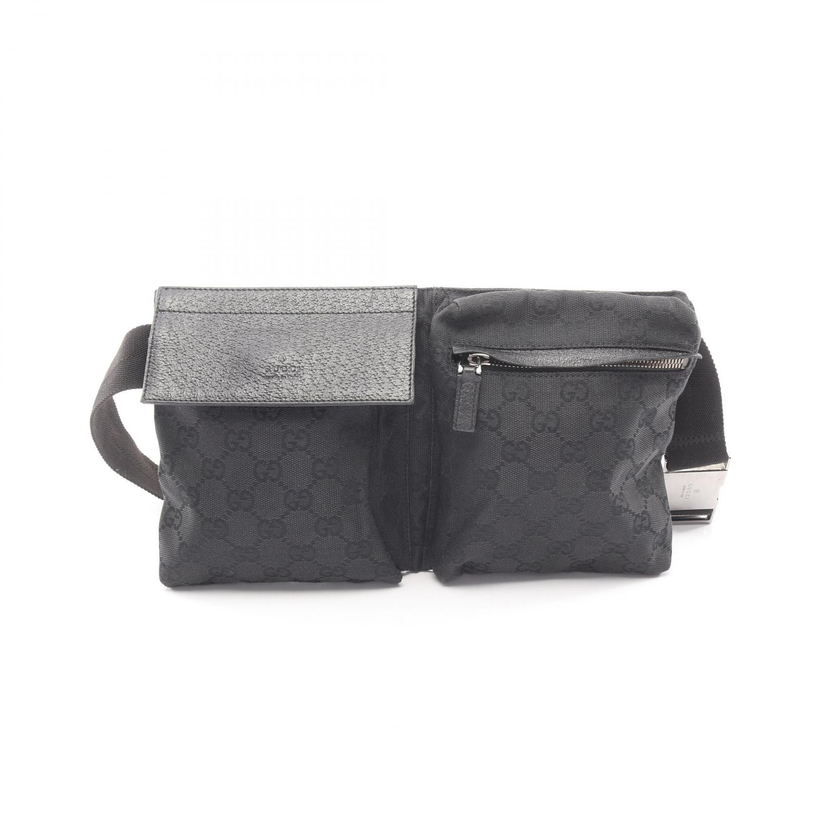 Gucci Gucci Gucci GG Canvas Waist Bag Textile Belt Bag 28566 DUTY FREE for USA Size ONE SIZE - 1 Thumbnail
