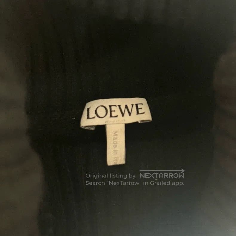 Loewe Loewe Black small logo high-neck sweater Size US XL / EU 56 / 4 - 3 Thumbnail