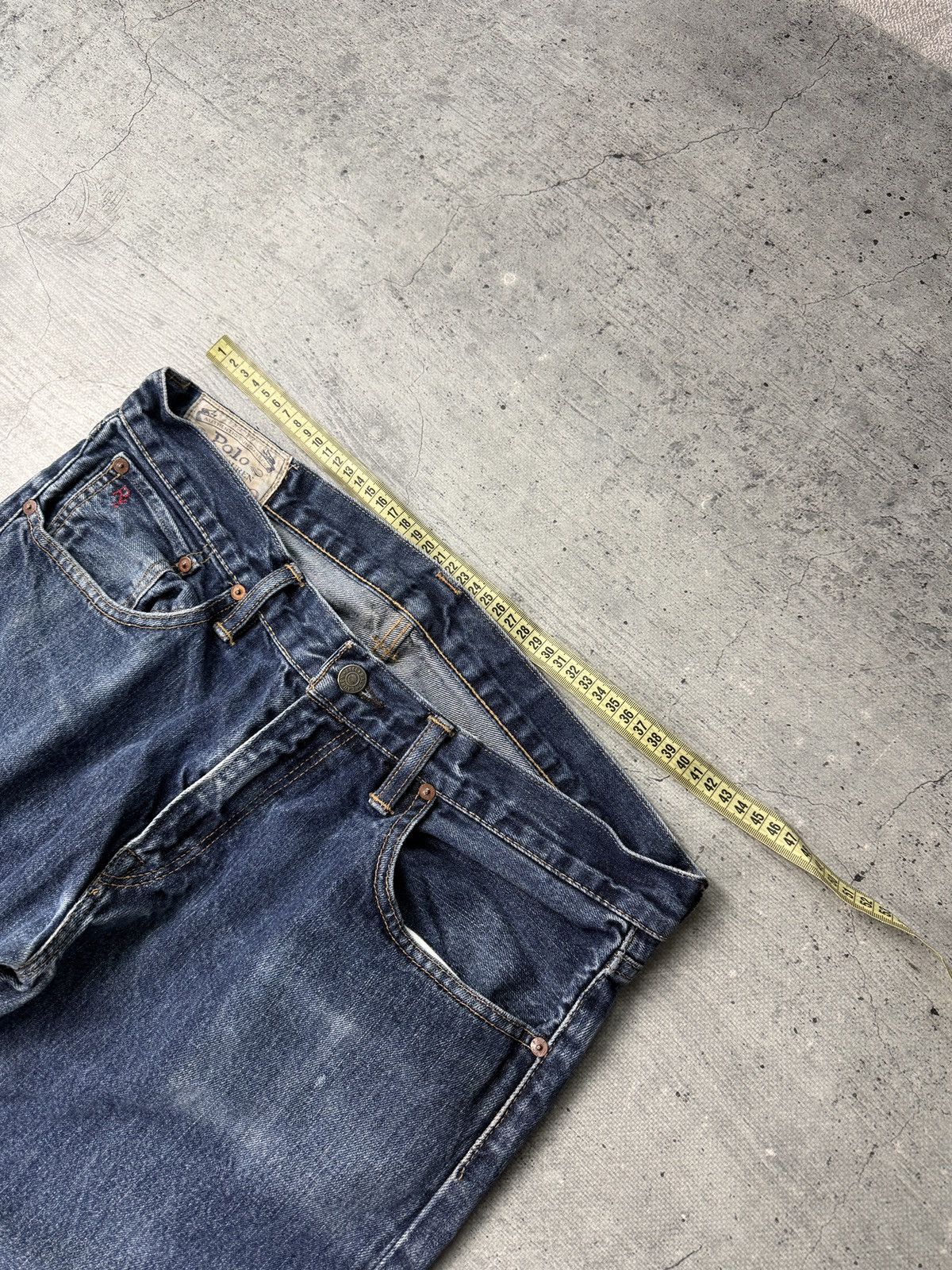 Polo Ralph Lauren Polo Ralph Lauren Jeans Men34x32 Blue Denim Varick Patchwork Size US M / EU 48-50 / 2 - 12 Thumbnail