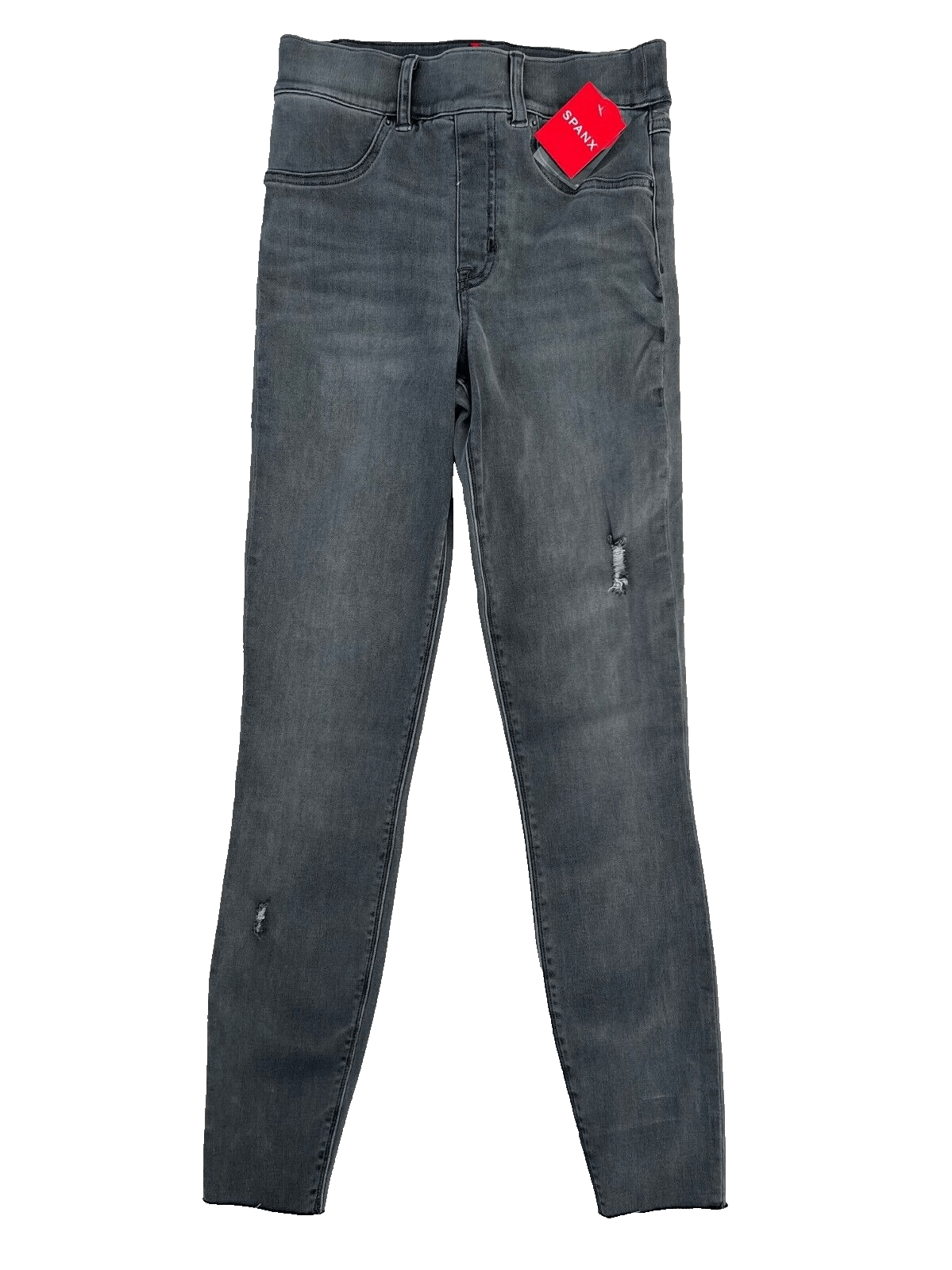 Spanx Spanx 20213R Distressed Skinny Jeans Vintage Grey ( XS ) Size 24" / US 00 / IT 34 - 4 Thumbnail