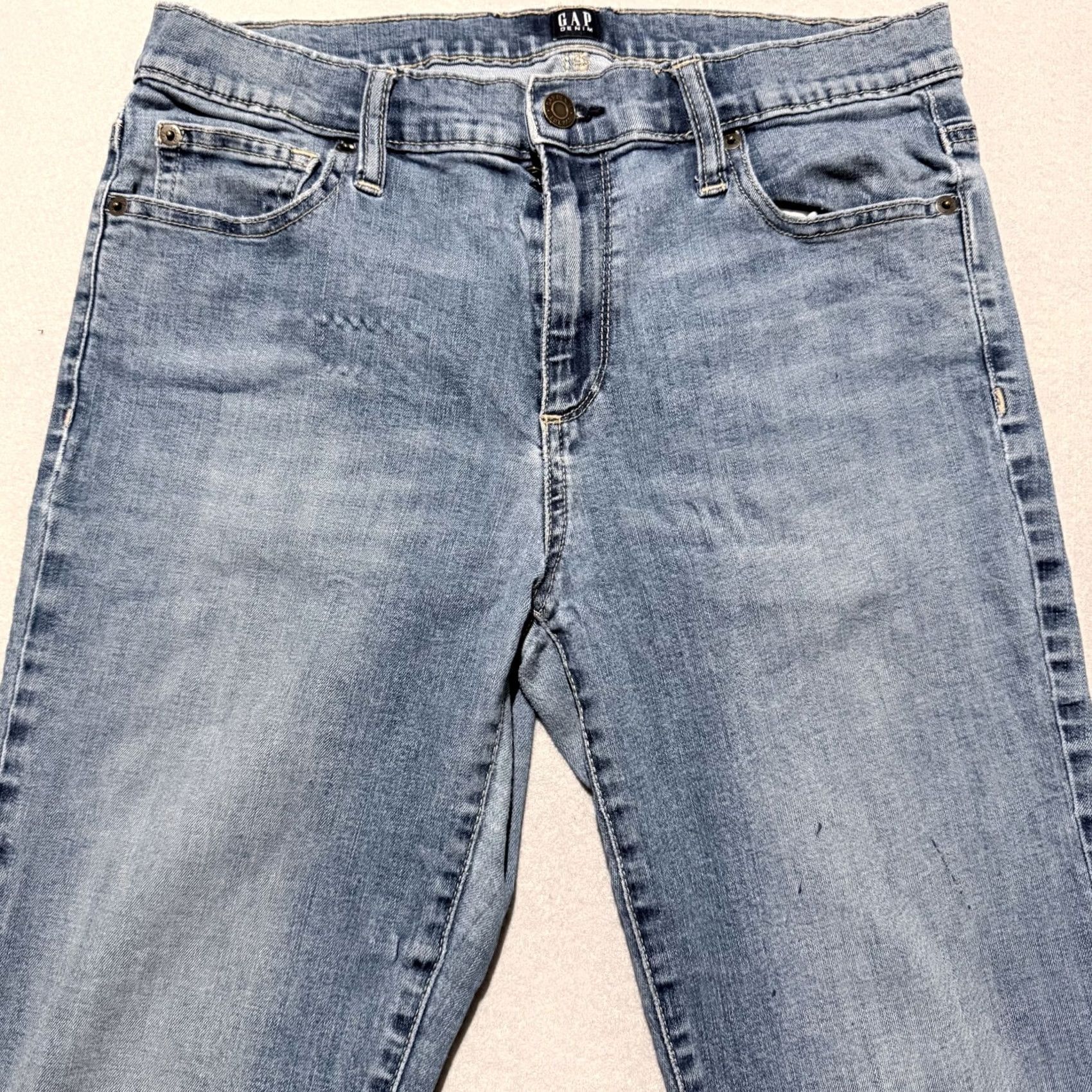 Gap Gap Jeans Women's Bootcut Light Blue 31 Regular Mid Rise 5-Pocket Denim - 31 Jeans Size 24" / US 00 / IT 34 - 3 Thumbnail