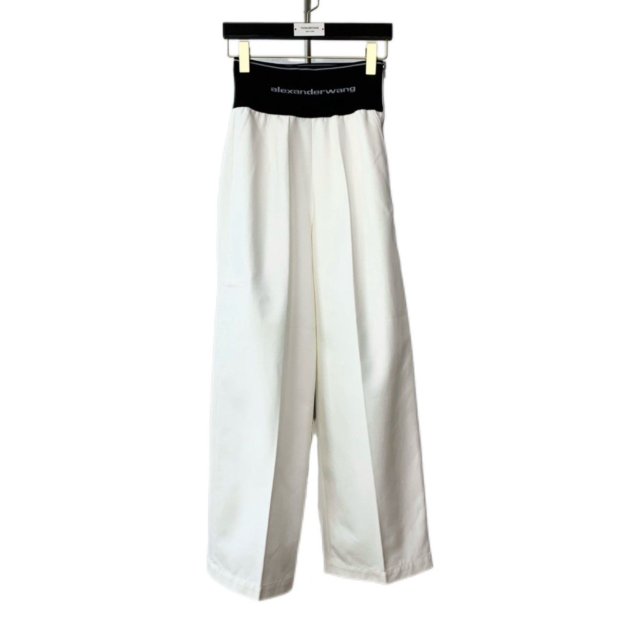 Alexander Wang Alexander Wang High Waist Logo Elastic Carrot Pants K26WX Size 26" / US 2 / IT 38 - 1 Thumbnail