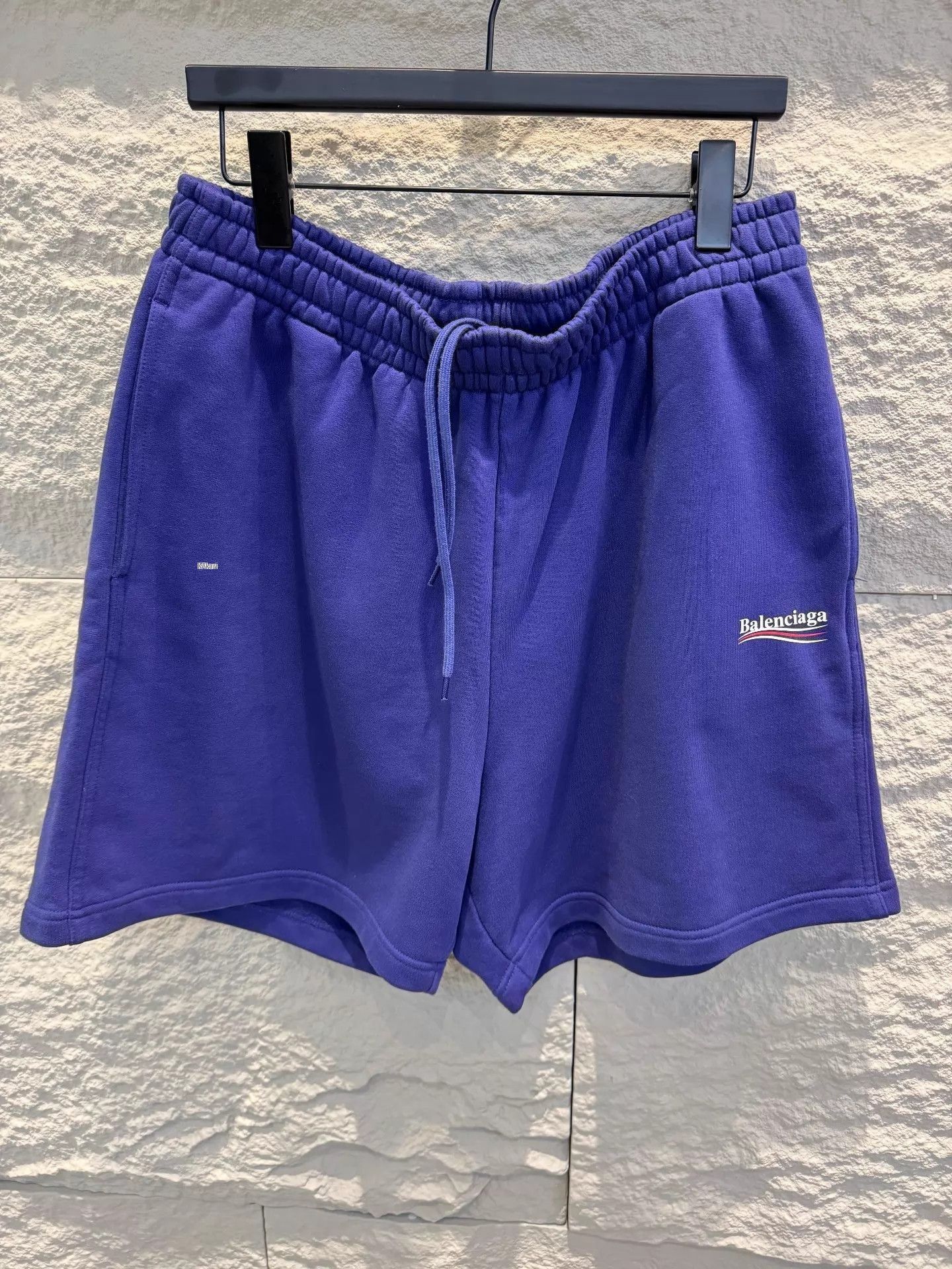 Balenciaga Blue Casual Shorts with Drawstring - Size 32 Size US 32 / EU 48 - 1 Thumbnail