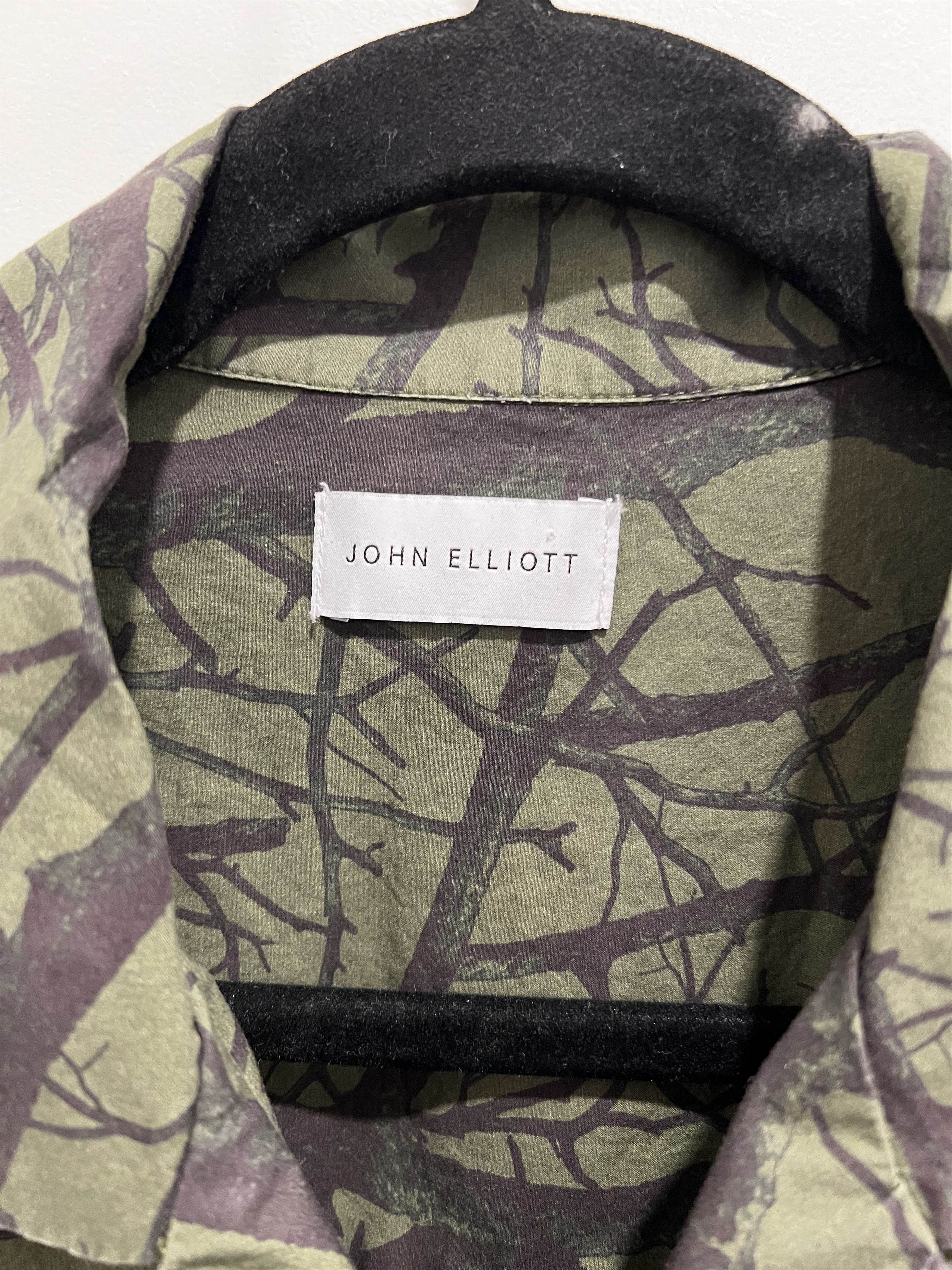 John Elliott John Elliott Camp Shirt “Duck Club Army” Size US L / EU 52-54 / 3 - 3 Thumbnail