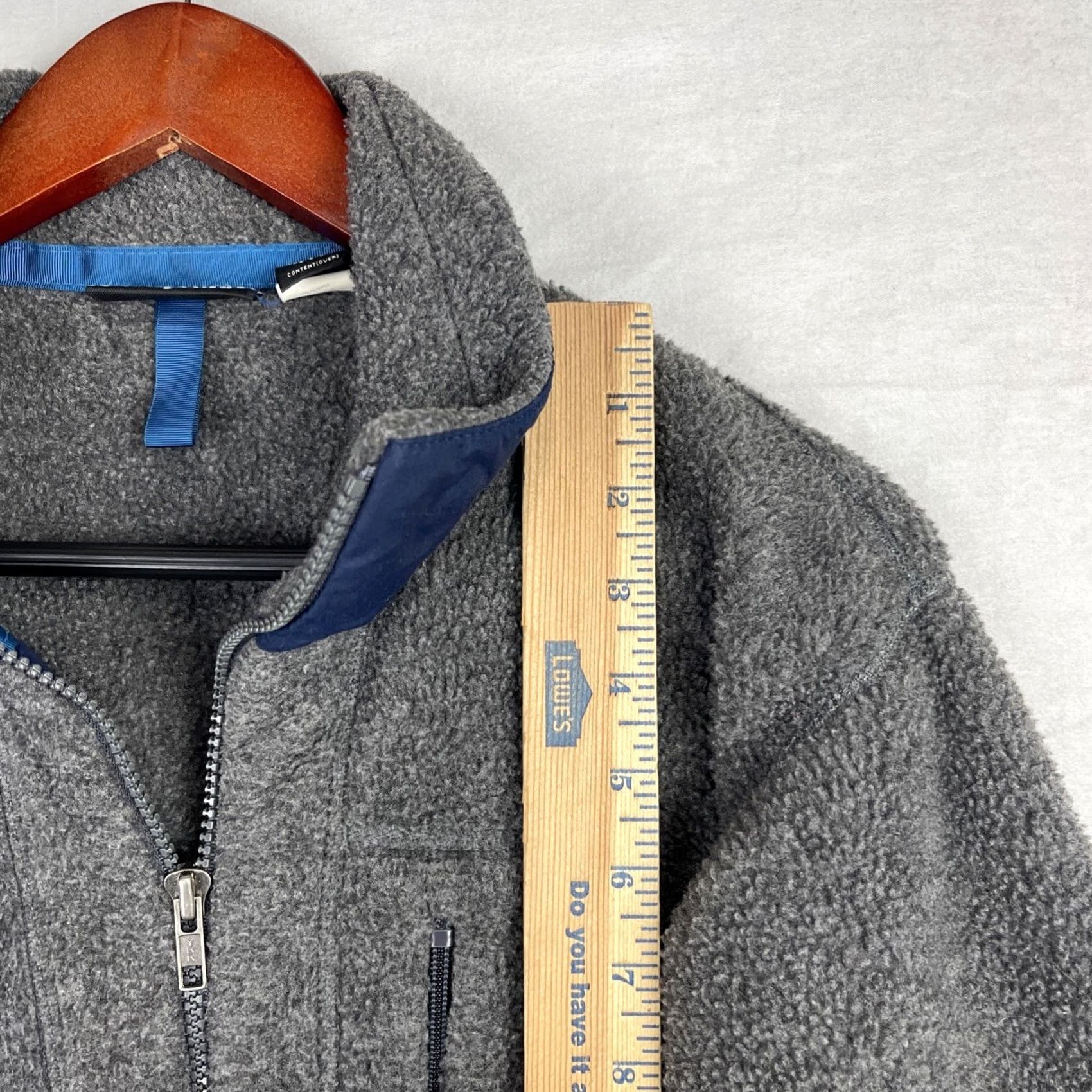 Patagonia VINTAGE Patagonia Jacket Mens Small Gray Full Zip Fleece Deep Pile Made In USA Size US S / EU 44-46 / 1 - 3 Thumbnail