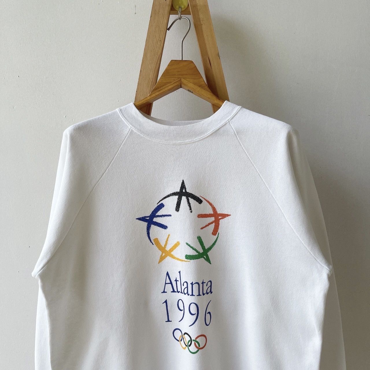 Vintage 90s Atlanta olympic games 1996 sweatshirt/ L Size US L / EU 52-54 / 3 - 3 Thumbnail