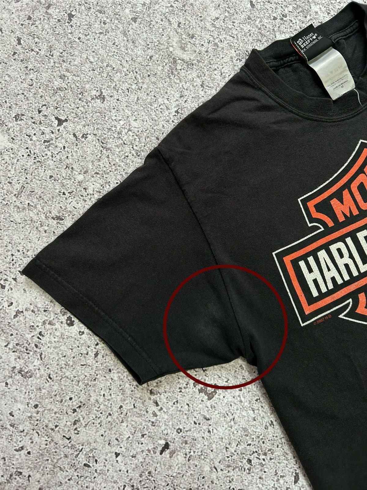 Band Tees × Harley Davidson × Vintage Vintage 2007 Harley Davidson Arctic Circle MC Dest Tee Size US M / EU 48-50 / 2 - 11 Thumbnail