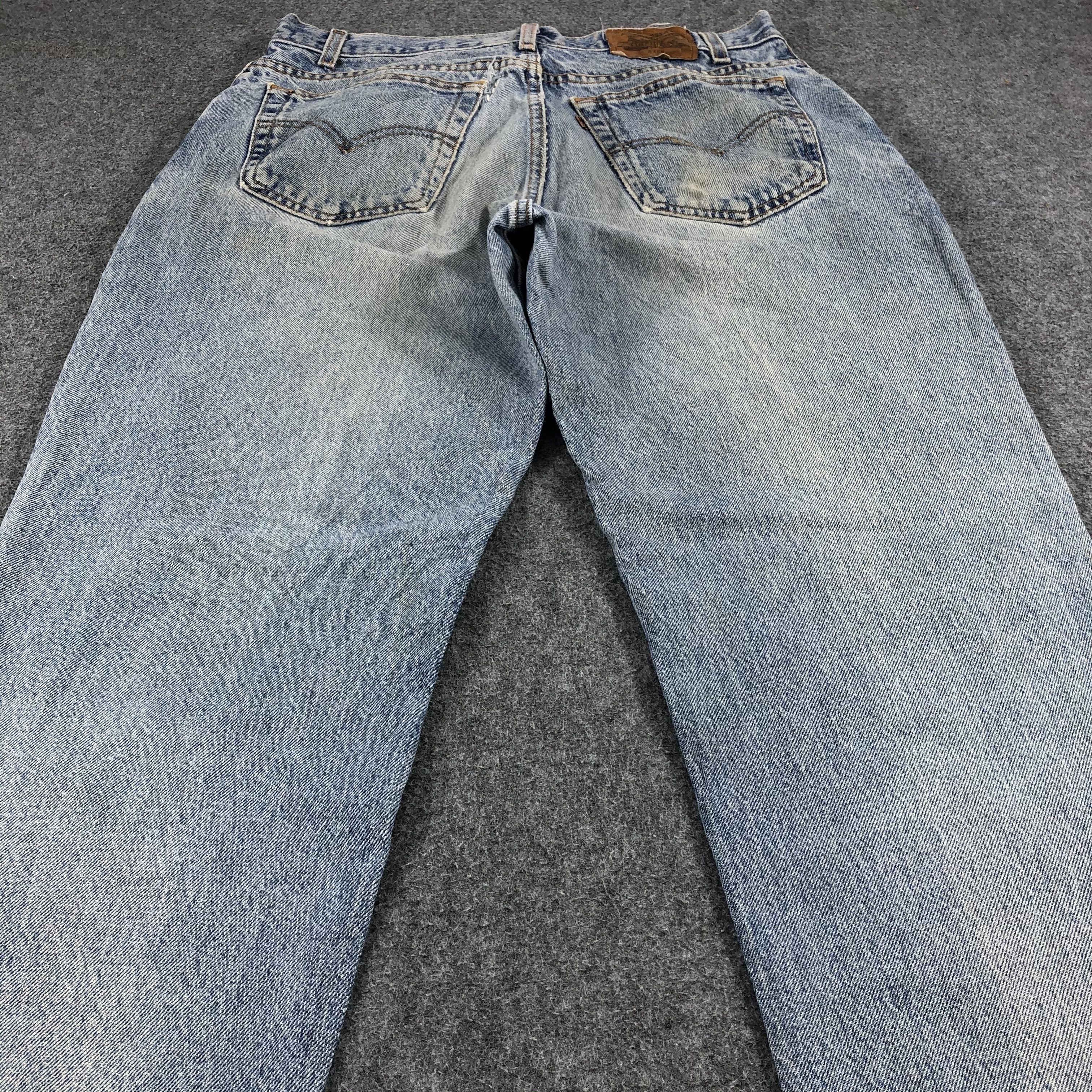 Levi's Vintage 90s Levis Jeans Lot 545 Stone Washed Denim-J964 Size US 33 - 4 Thumbnail