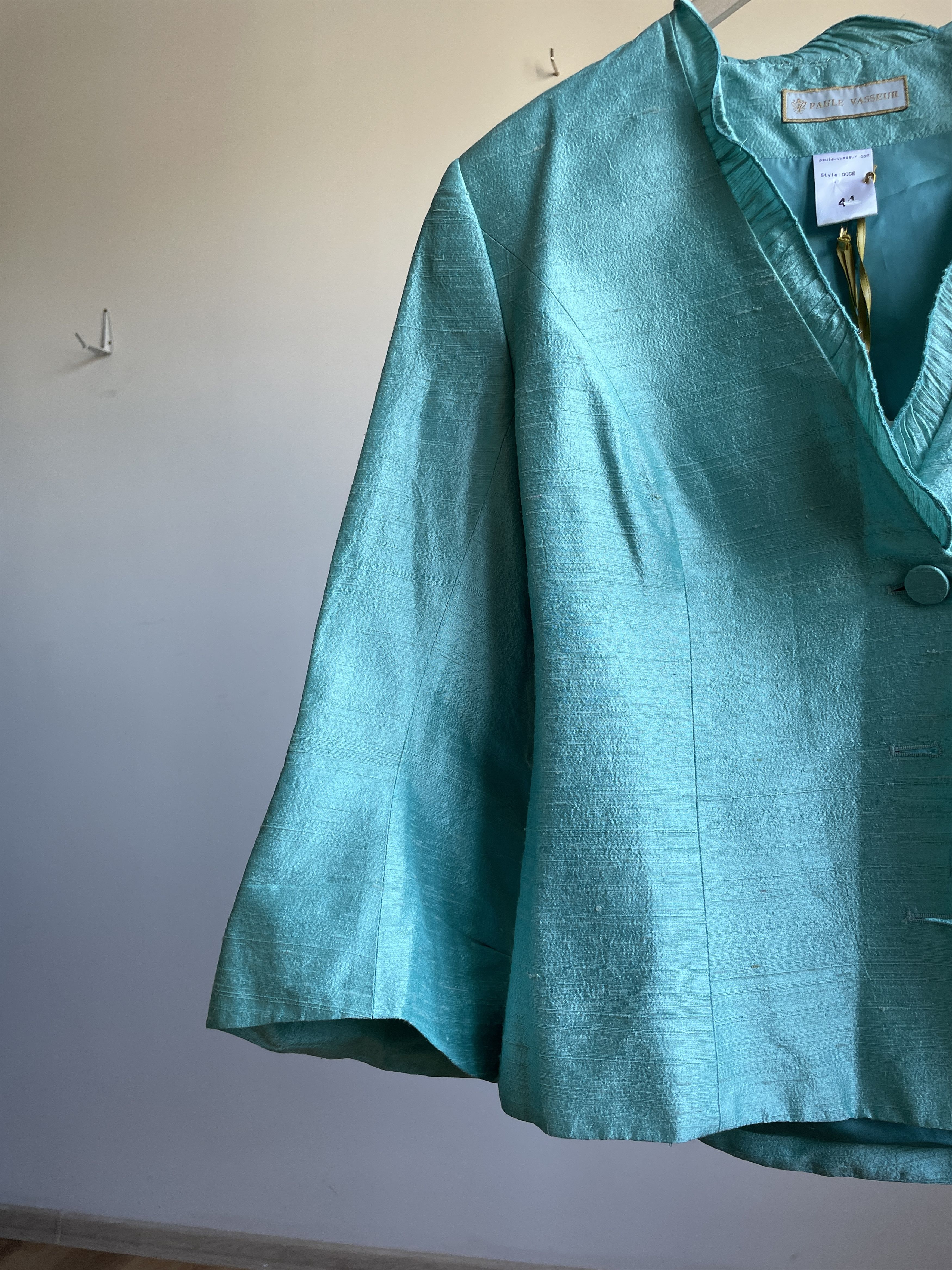 Other BNWT Paule Vasseur Doge Silk Blazer Size EUR 44 Size L / US 10 / IT 46 - 4 Thumbnail