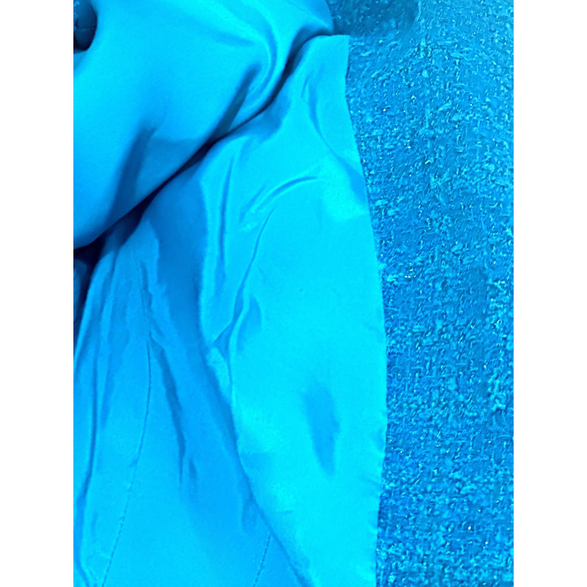Other Alberto Makali Size 12 Teal Blue Boucle Studded Cropped Twee Size XL / US 12-14 / IT 48-50 - 9 Thumbnail