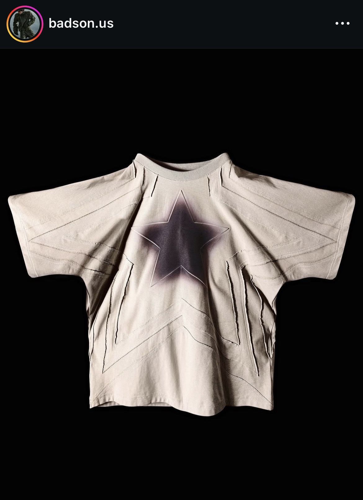Designer × Japanese Brand Bad son star tee Size US M / EU 48-50 / 2 - 3 Thumbnail