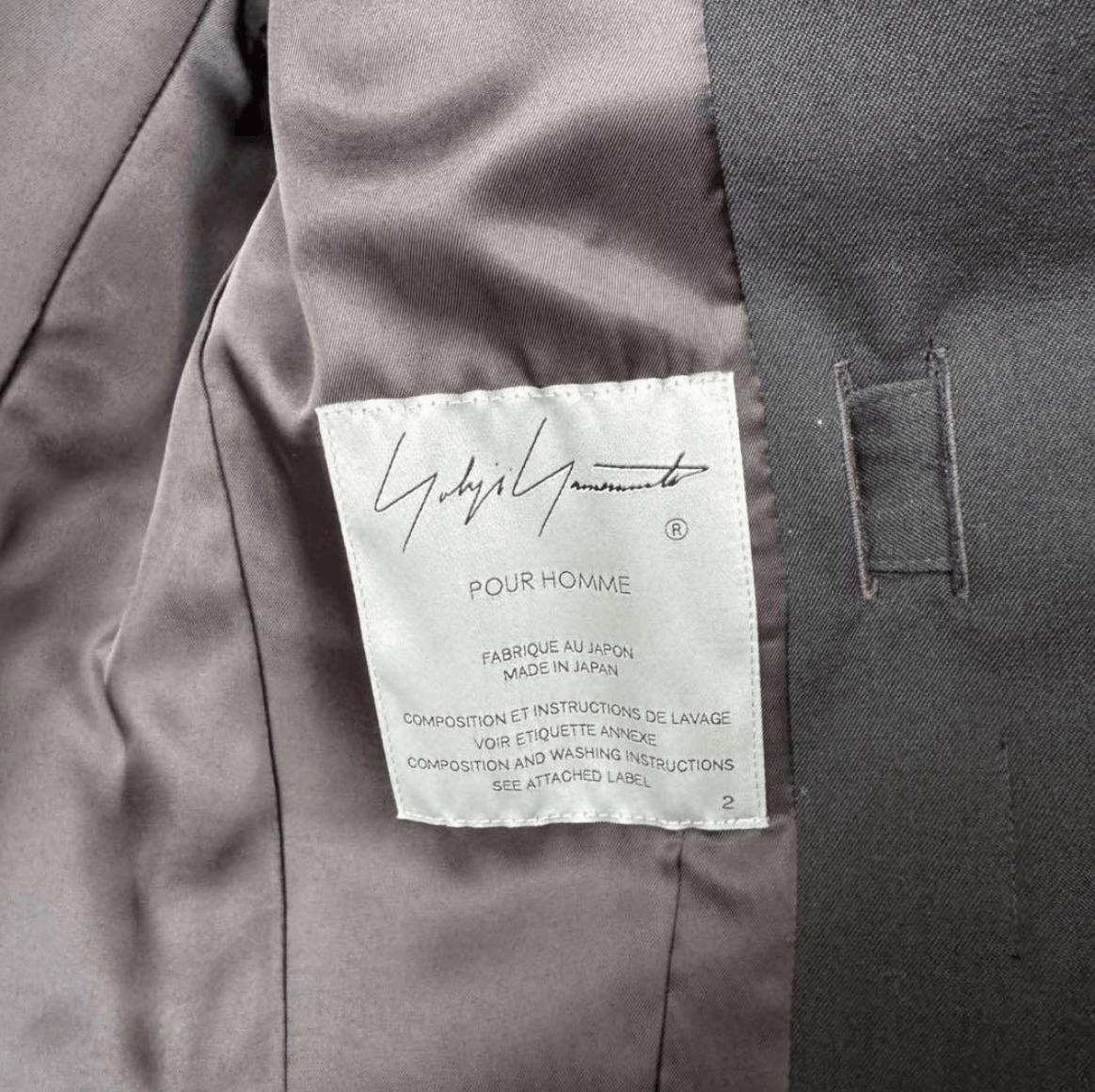Yohji Yamamoto Yohji Yamamoto Pour Homme - 5 BELTS DOUBLE BREASTED JACKET Size US M / EU 48-50 / 2 - 13 Thumbnail