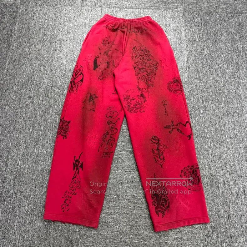 Balenciaga Balenciaga size XXS Tattoo pattern sweatpants Size US 27 - 5 Thumbnail
