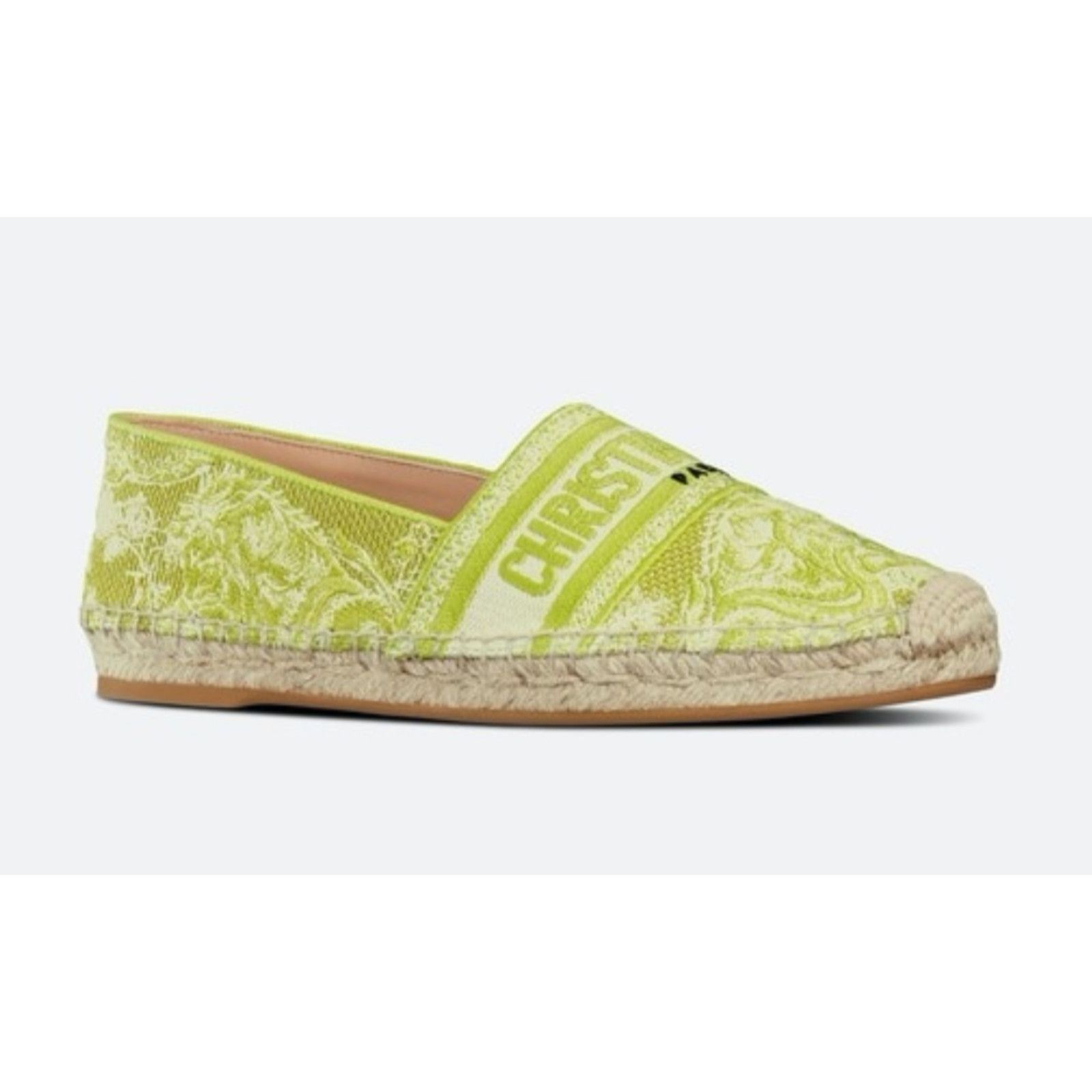 Dior Granville Toile De Jouy Embroidered Espadrille Flat 41.5 Size US 11.5 / IT 41.5 - 3 Thumbnail