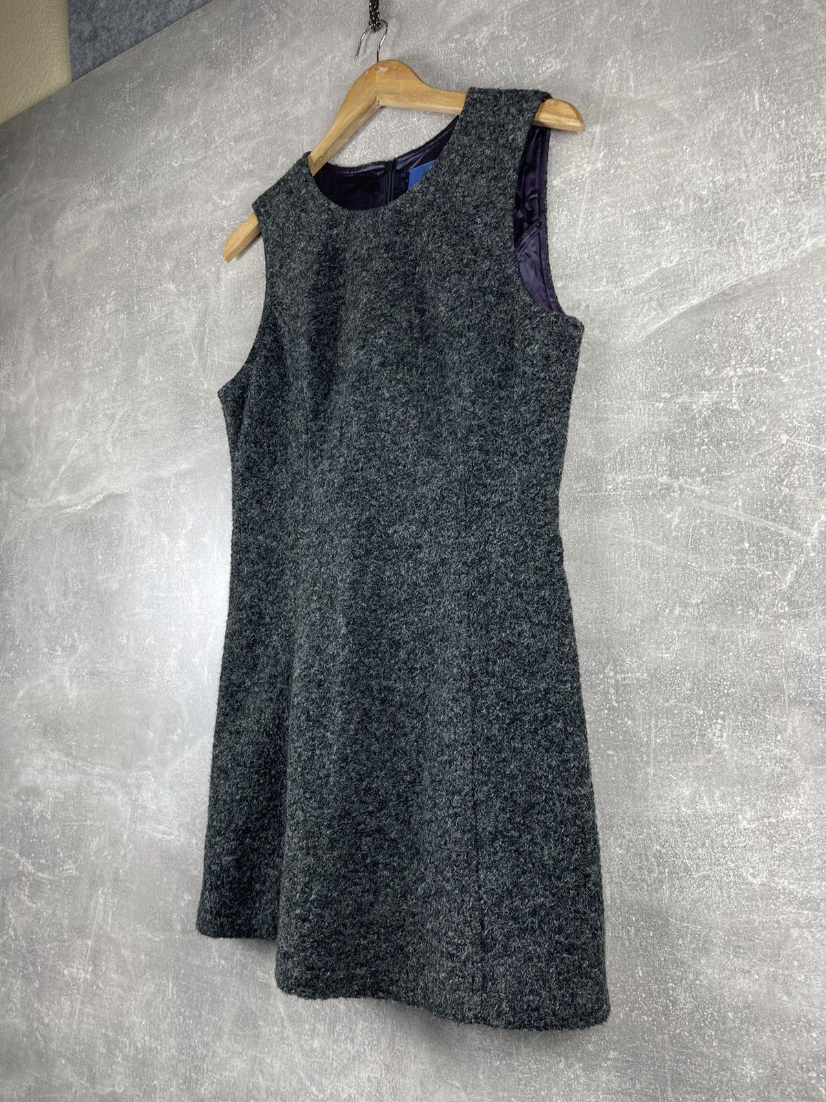 Kenzo Kenzo Jeans Embroidered Wool Blazer Dress Set Early 00s Gray Size L / US 10 / IT 46 - 14 Thumbnail