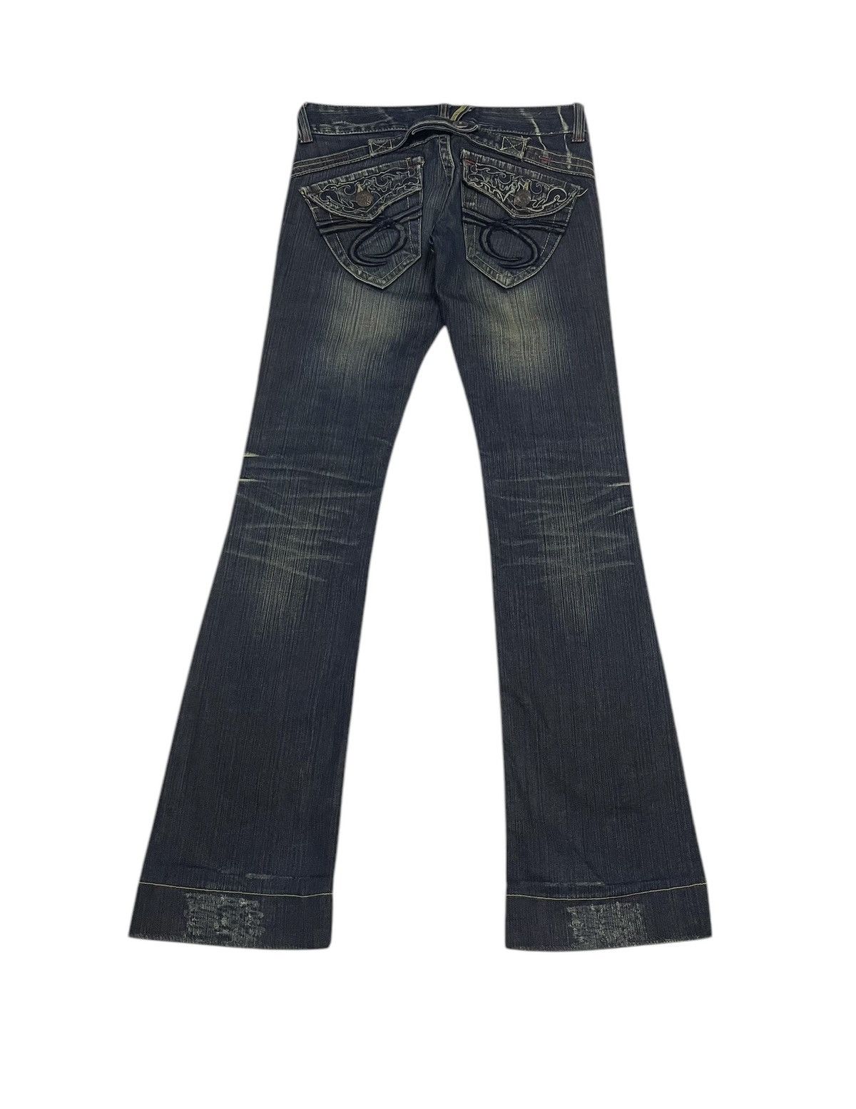 Hysteric Glamour Red Pepper Japan Skinny Flare Jeans Size US 29 - 3 Thumbnail