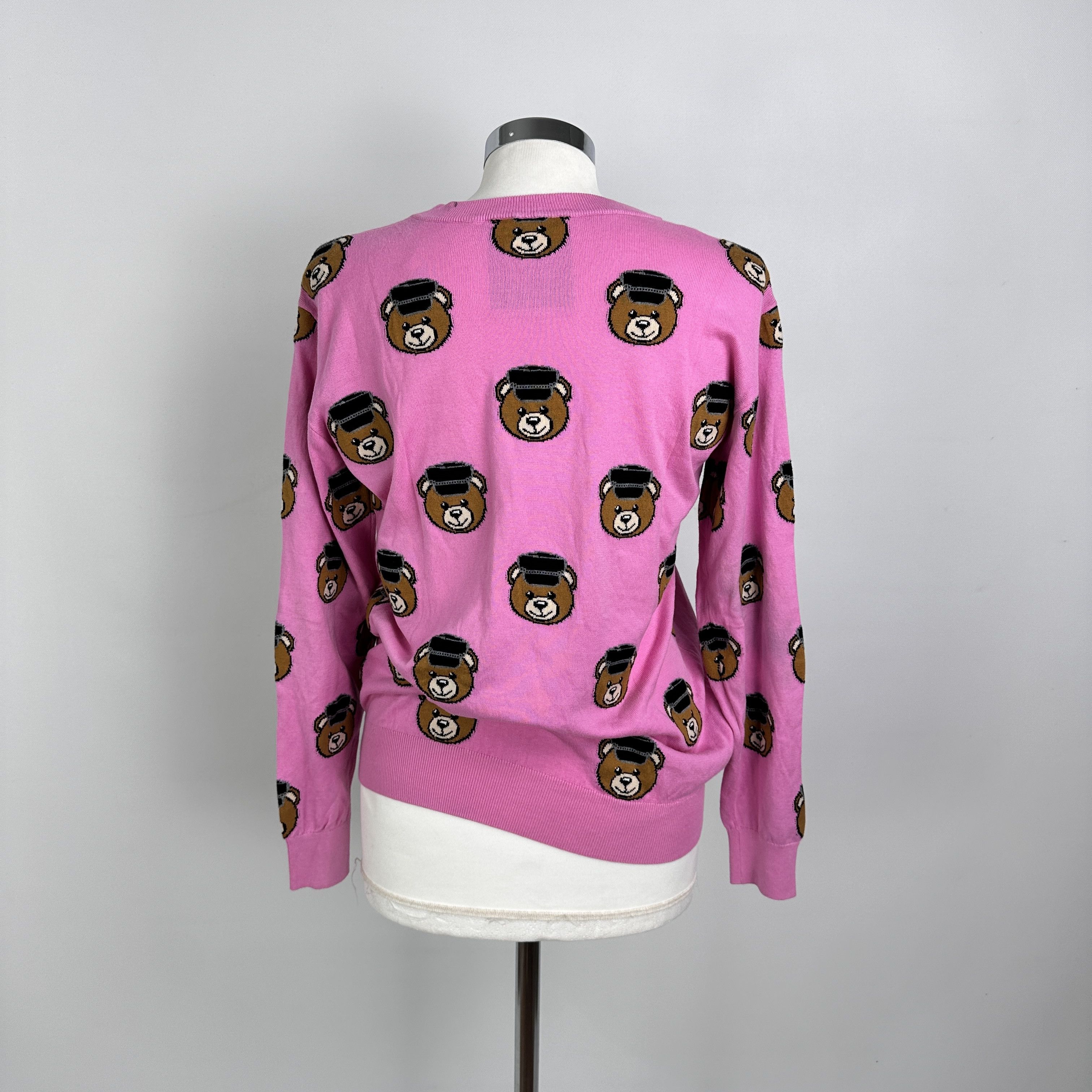Moschino Maglioncino Moschino Couture Orsetti Monogram – XXS Size XXS / US 00 / IT 34 - 5 Thumbnail