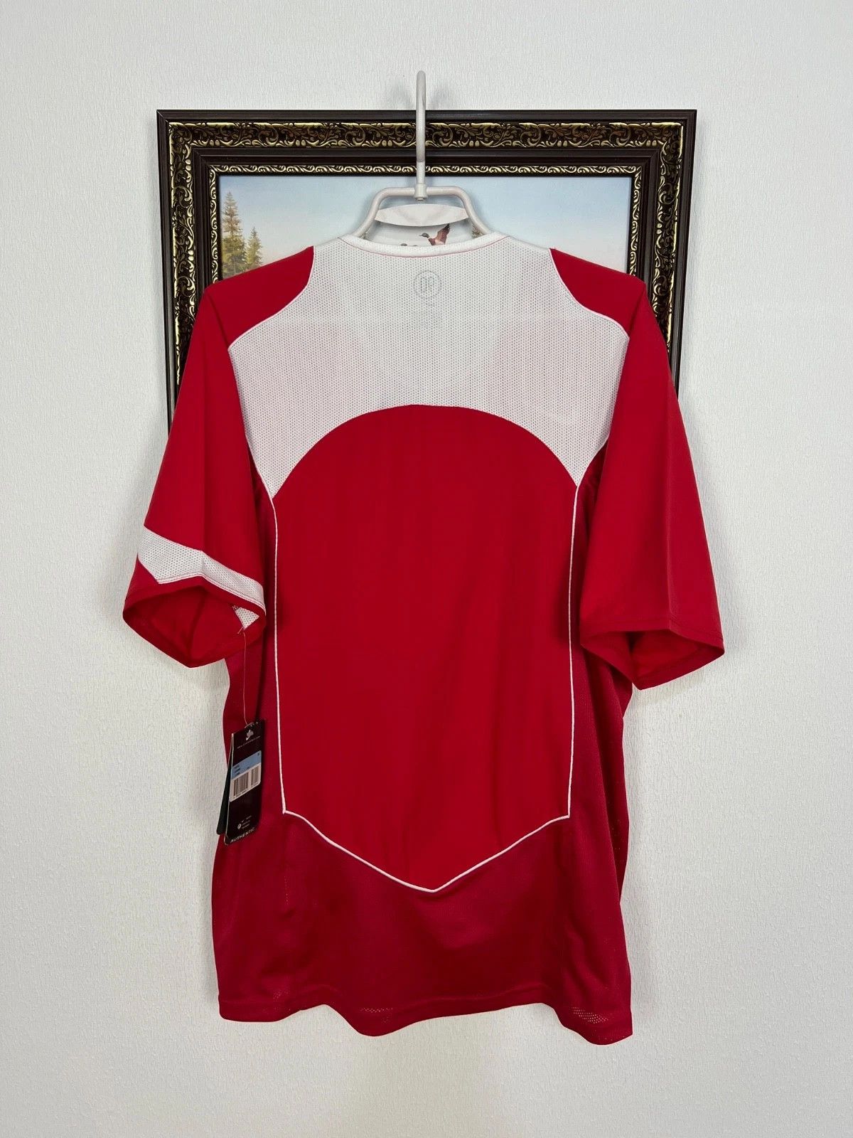 Nike Turkey Home football shirt 2004 Soccer Jersey Red Trikot Size US M / EU 48-50 / 2 - 7 Thumbnail