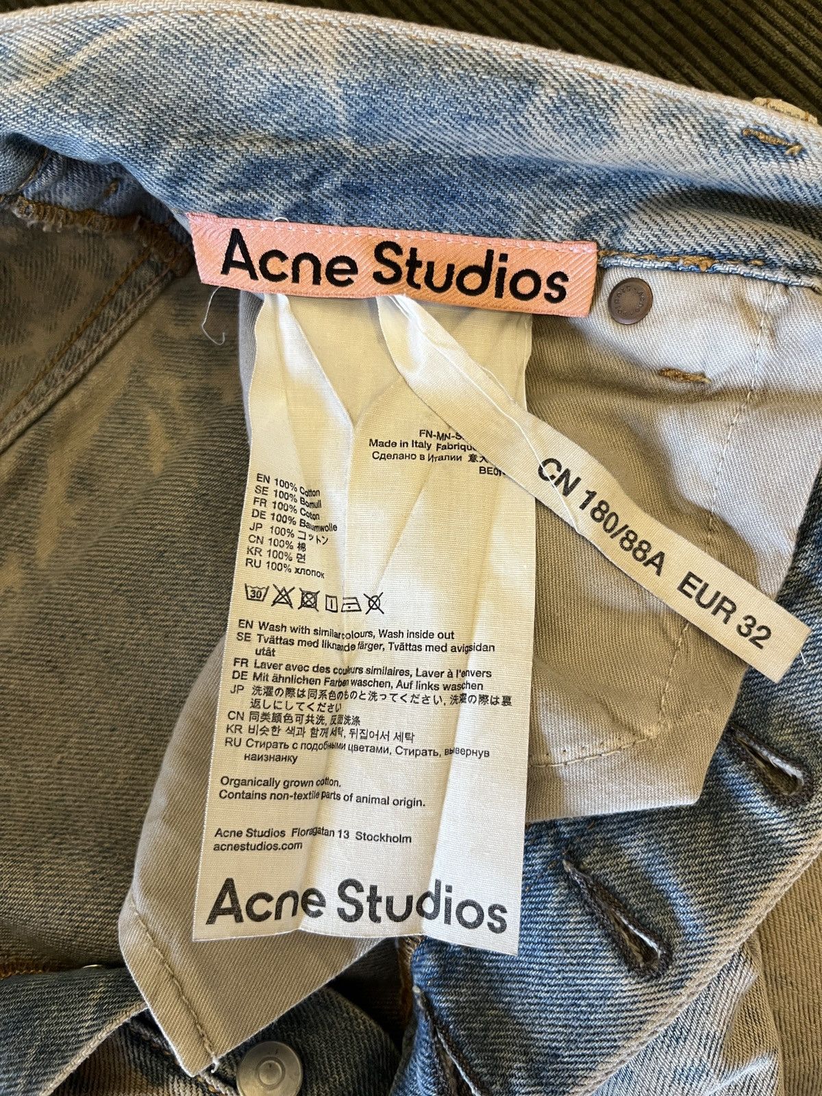Acne Studios Acne Studios loose fit denim Shorts Blue/Brown Size US 32 / EU 48 - 4 Thumbnail