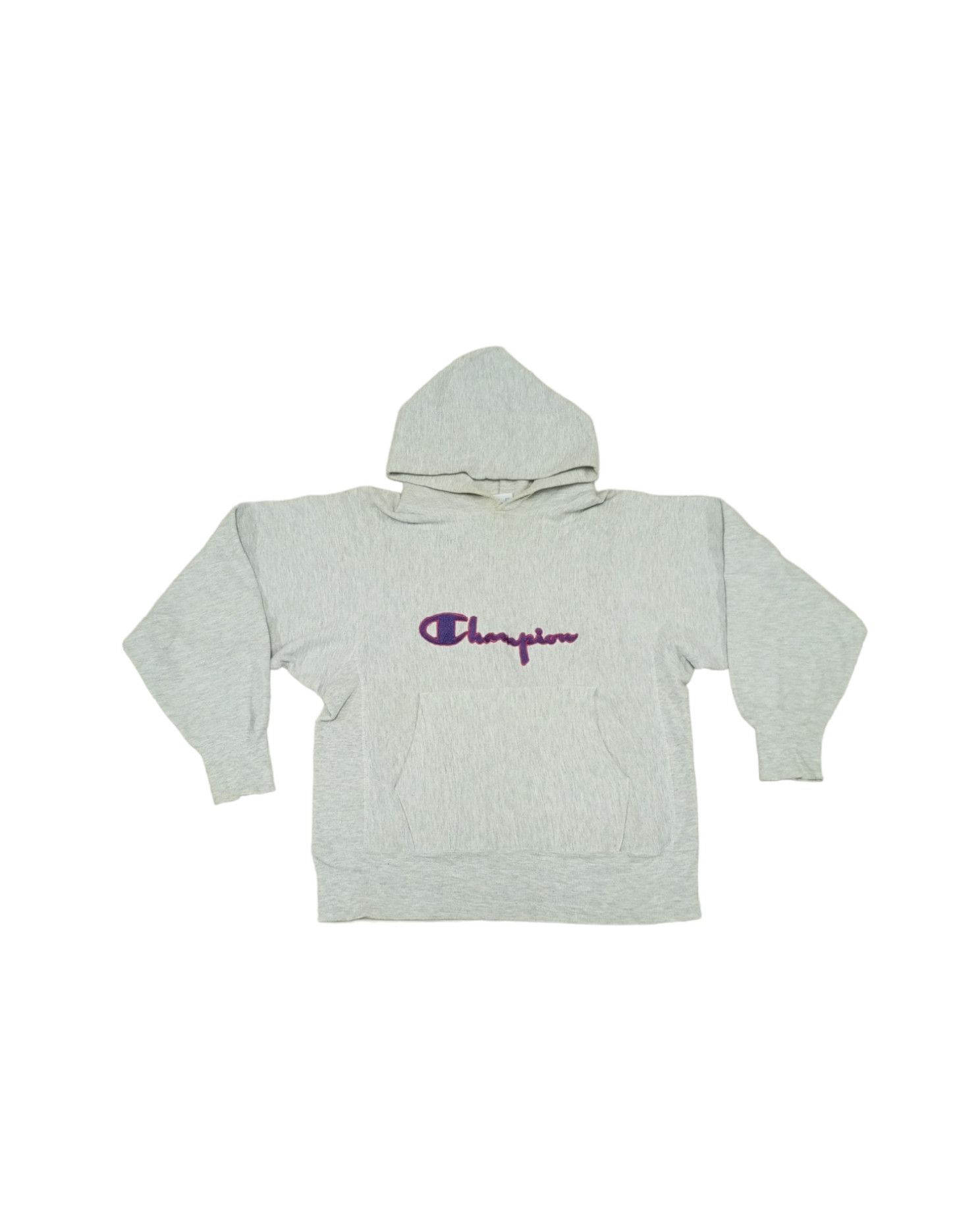 Vintage Champion Big Logo Medium Sweatshirt Hoodie