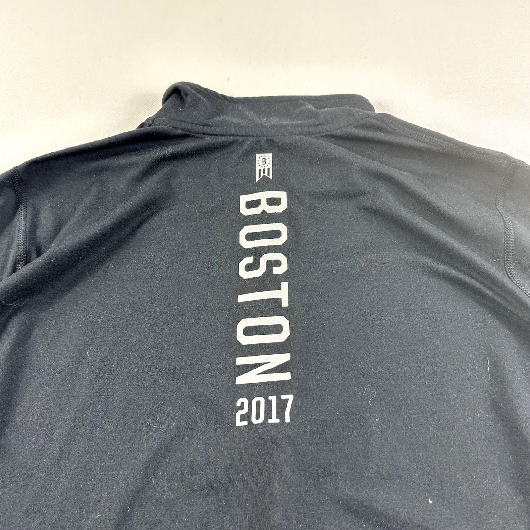 Nike Nike Running Dri-Fit Boston 2017 1/2 Zip Black 905857010 Womens XL Active Train Size ONE SIZE - 2 Thumbnail