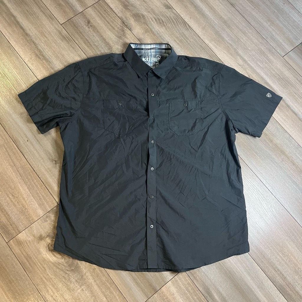 Kuhl Kuhl Grey Casual Buttonup Shirt Men XL Bin K-30 Size US XL / EU 56 / 4 - 1 Thumbnail