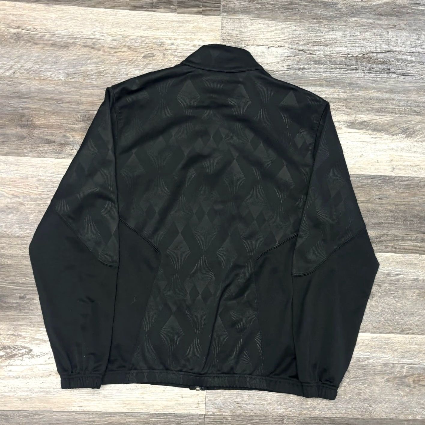 Nike Nike Air Jordan Geometric Diamond Black Mens Large Full Zip Jumpman Track Jacket Size US L / EU 52-54 / 3 - 3 Thumbnail