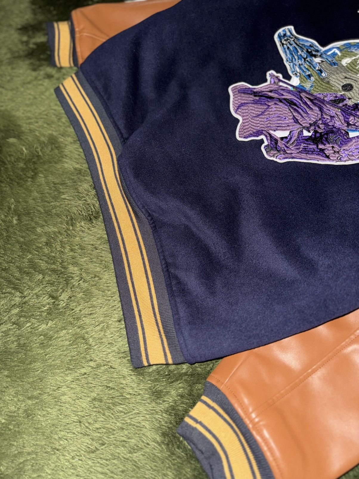Japanese Brand [1] High Gate Japan Patchwork Varsity Jacket Size US XL / EU 56 / 4 - 11 Thumbnail