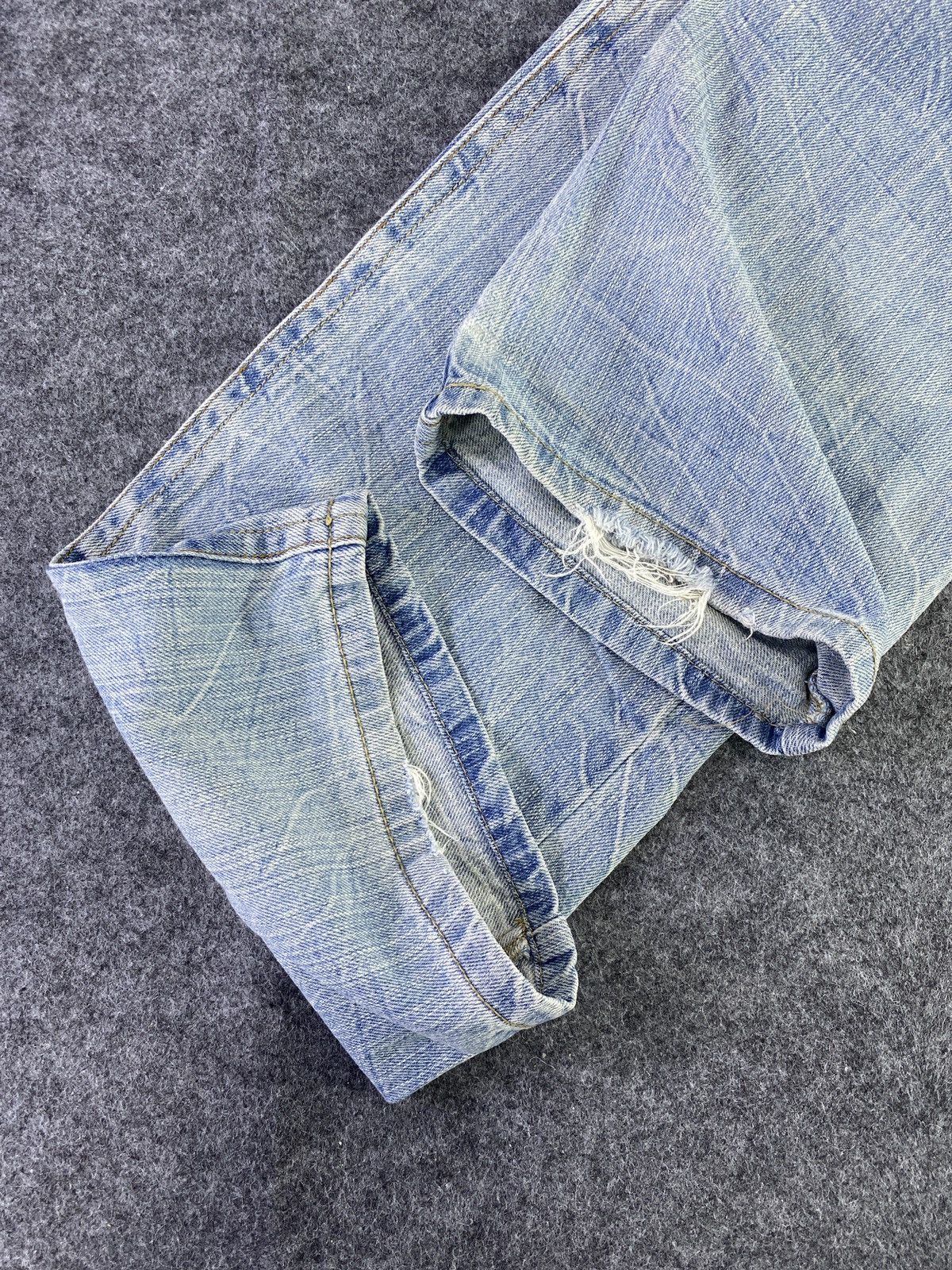 Japanese Brand × Jean Japanese Brand Blue Wash Jeans - J892 Size 37" - 9 Thumbnail