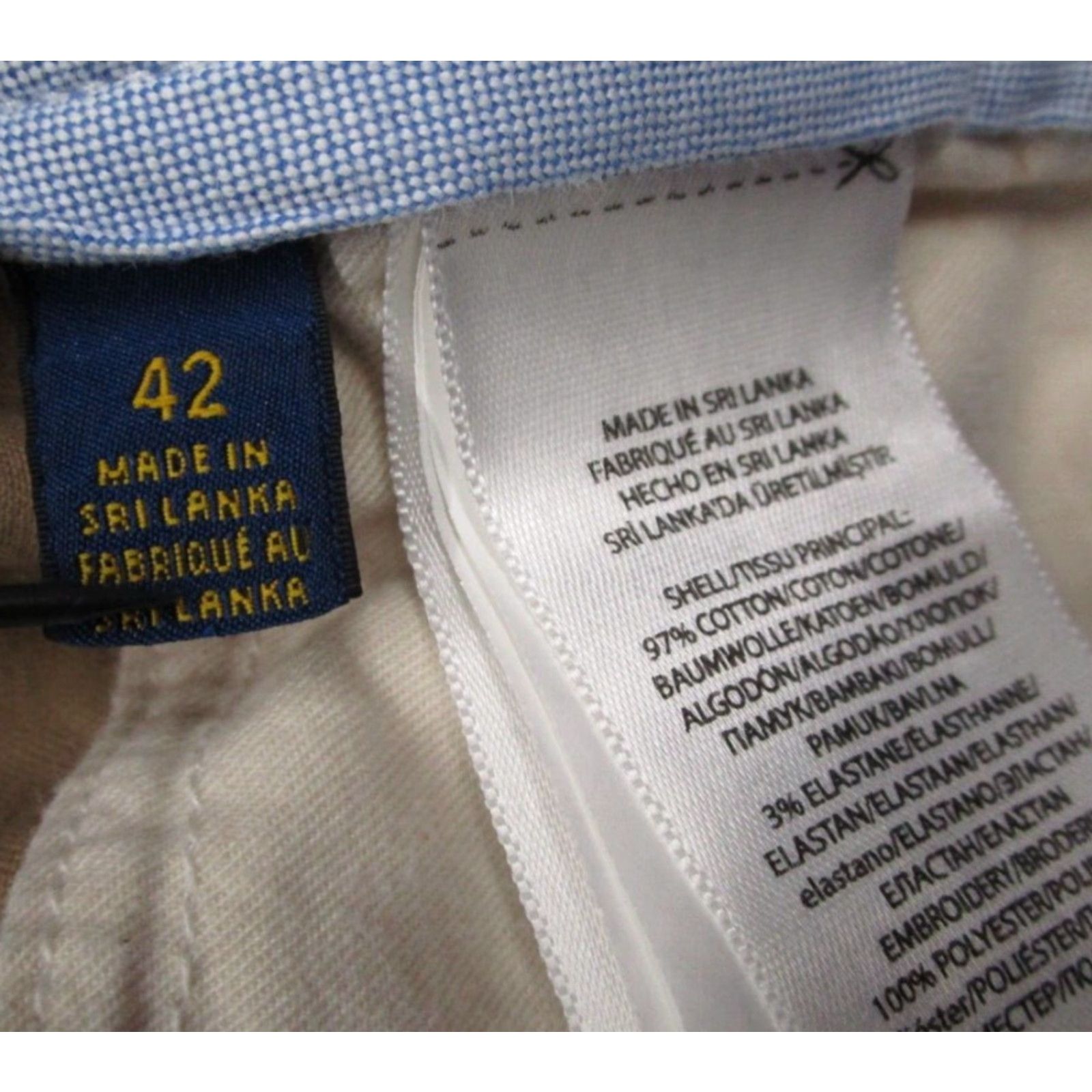 Polo Ralph Lauren Polo Ralph Lauren Beige Classic Fit Chino Shorts Mens 42 Size US XL / EU 56 / 4 - 3 Thumbnail