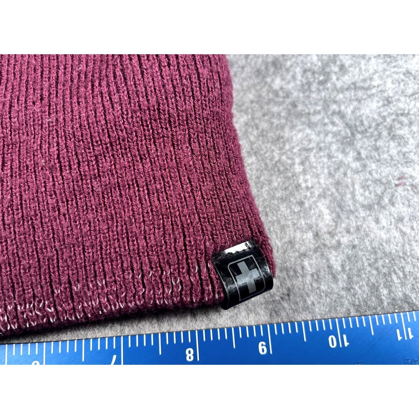 Vintage Swiss Tech Hat Beanie Mens One Size Red Knit Sherpa Lined Thermal Winter Outdoor Size ONE SIZE - 2 Thumbnail