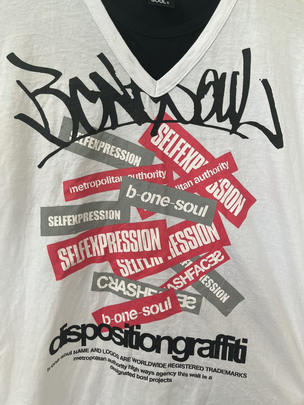 If Six Was Nine × Japanese Brand × Le Grande Bleu (L.G.B.) Japanese B One Soul Poem Seditionaries Punk Style Longsleeve Size US L / EU 52-54 / 3 - 7 Thumbnail