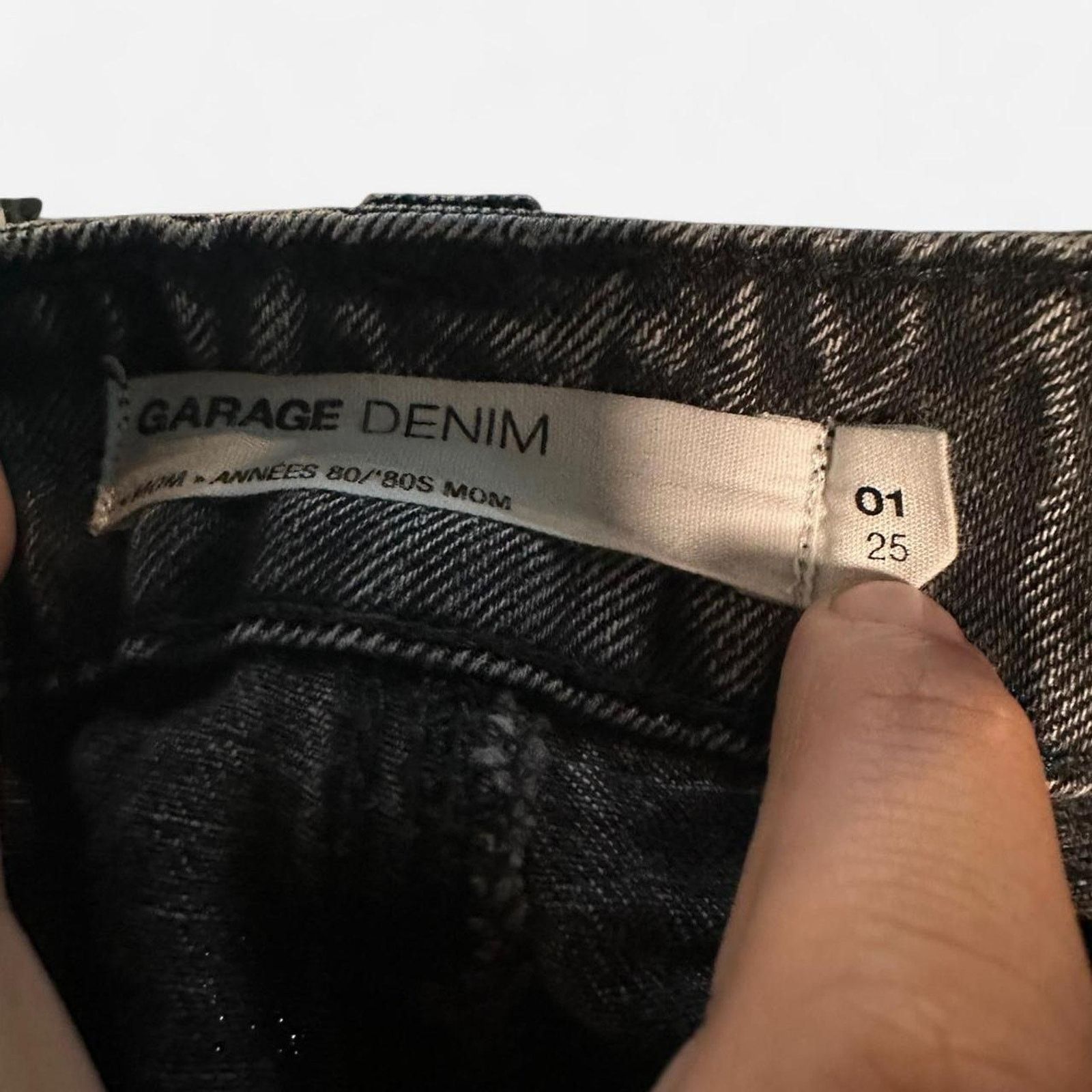 Garage Garage black high waisted mom denim Size 25" / US 0 / IT 36 - 7 Thumbnail